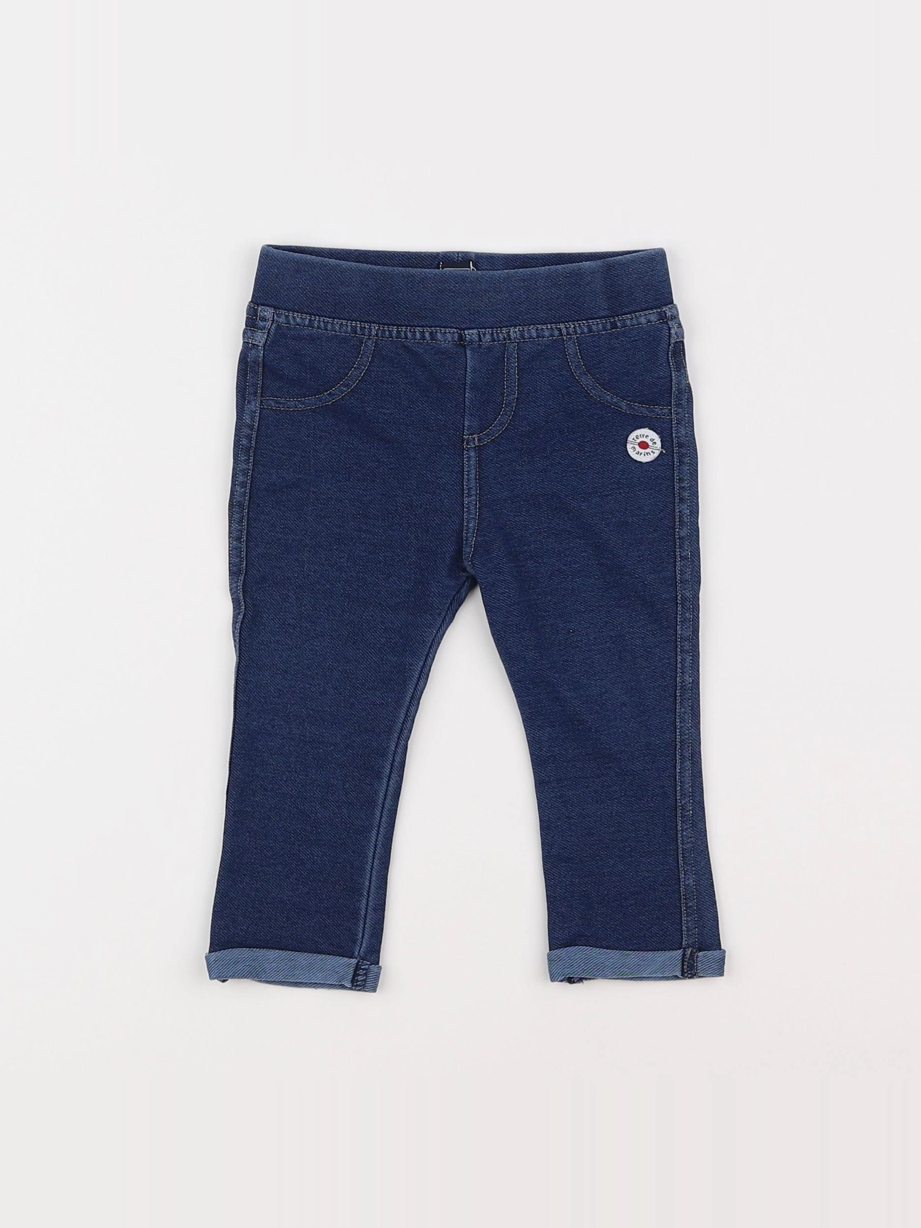 Terre de marins - jegging bleu - 9 mois