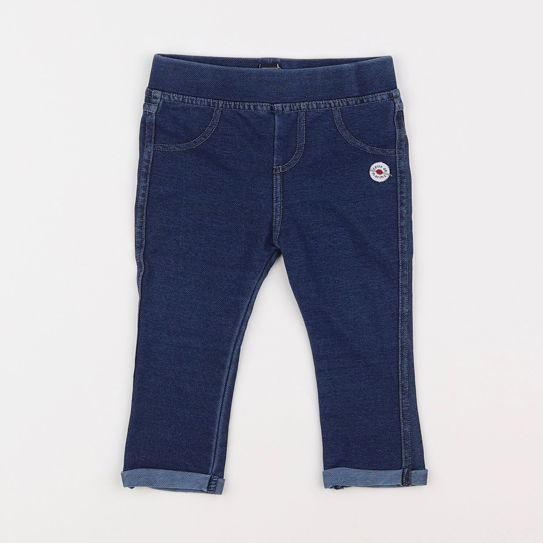 Terre de marins - jegging bleu - 9 mois