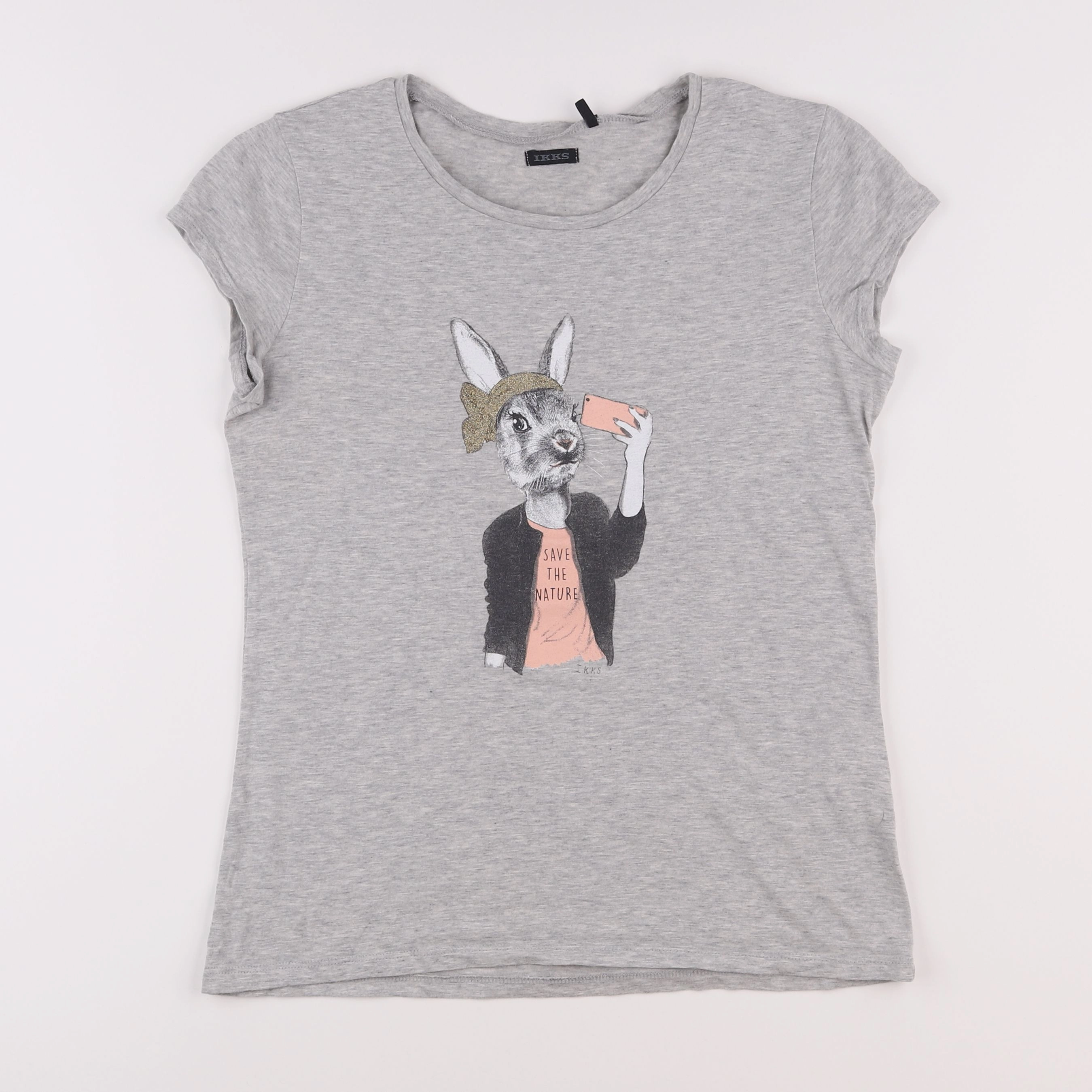 IKKS - tee-shirt gris - 14 ans