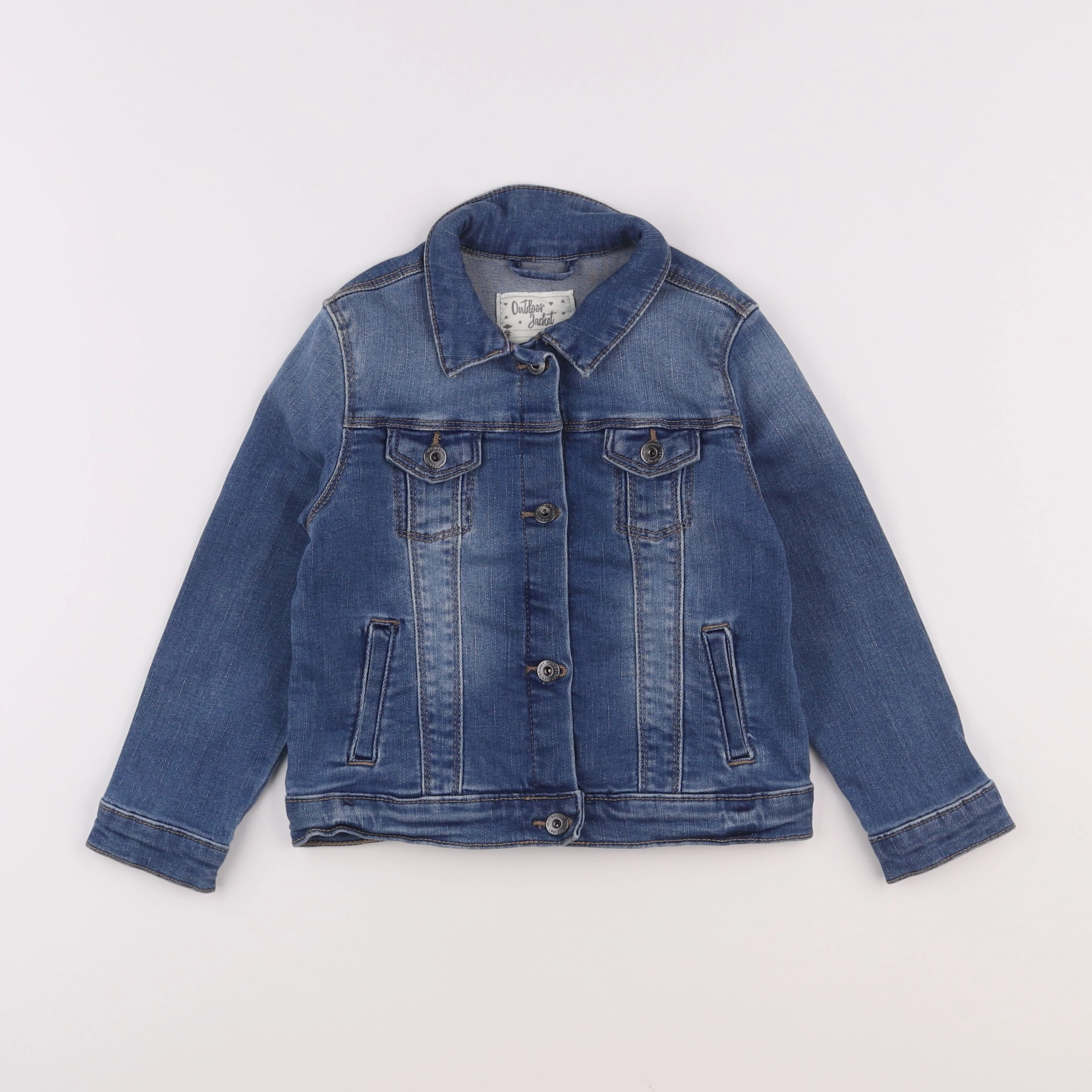 Vertbaudet - veste bleu - 4 ans