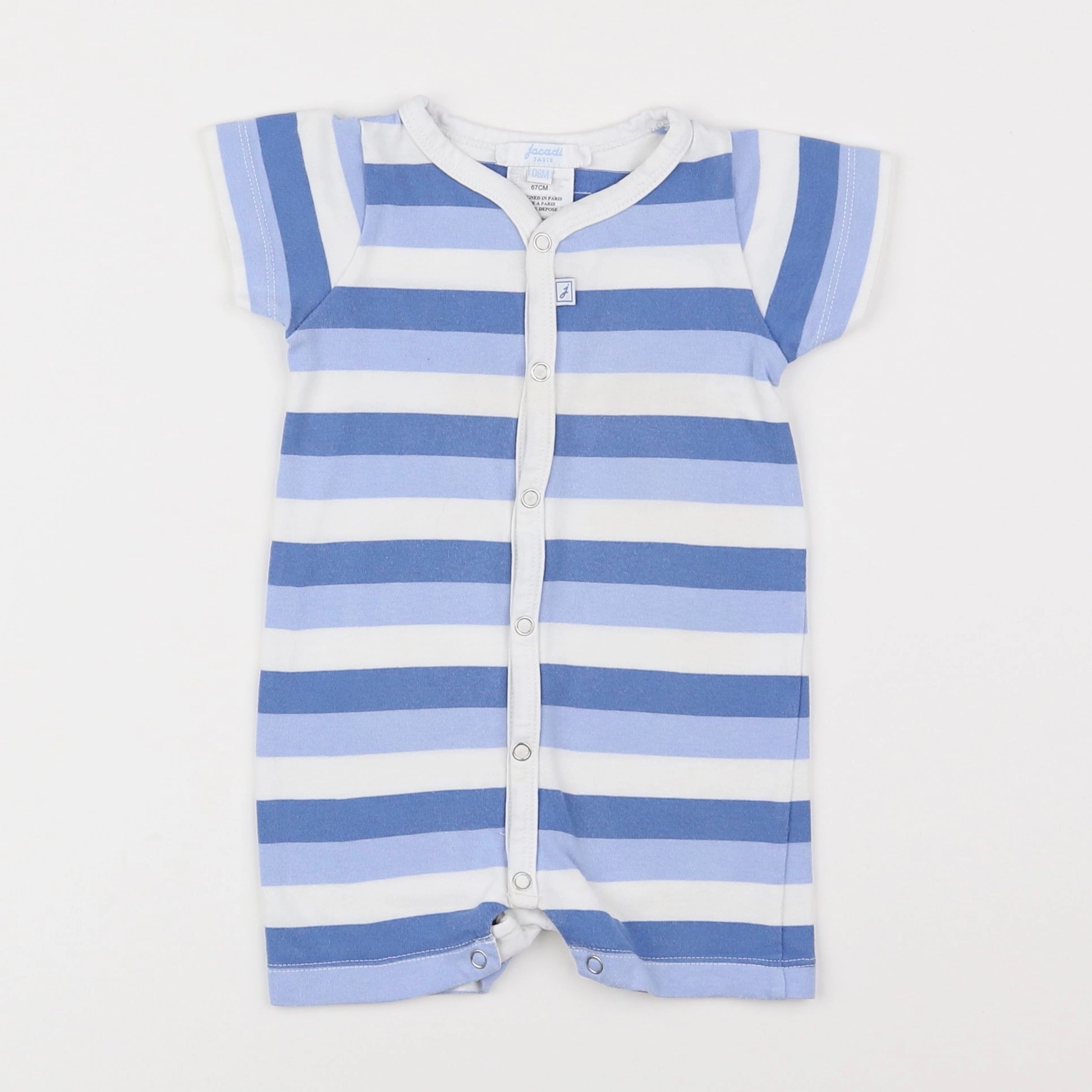 Jacadi - pyjama coton bleu - 6 mois