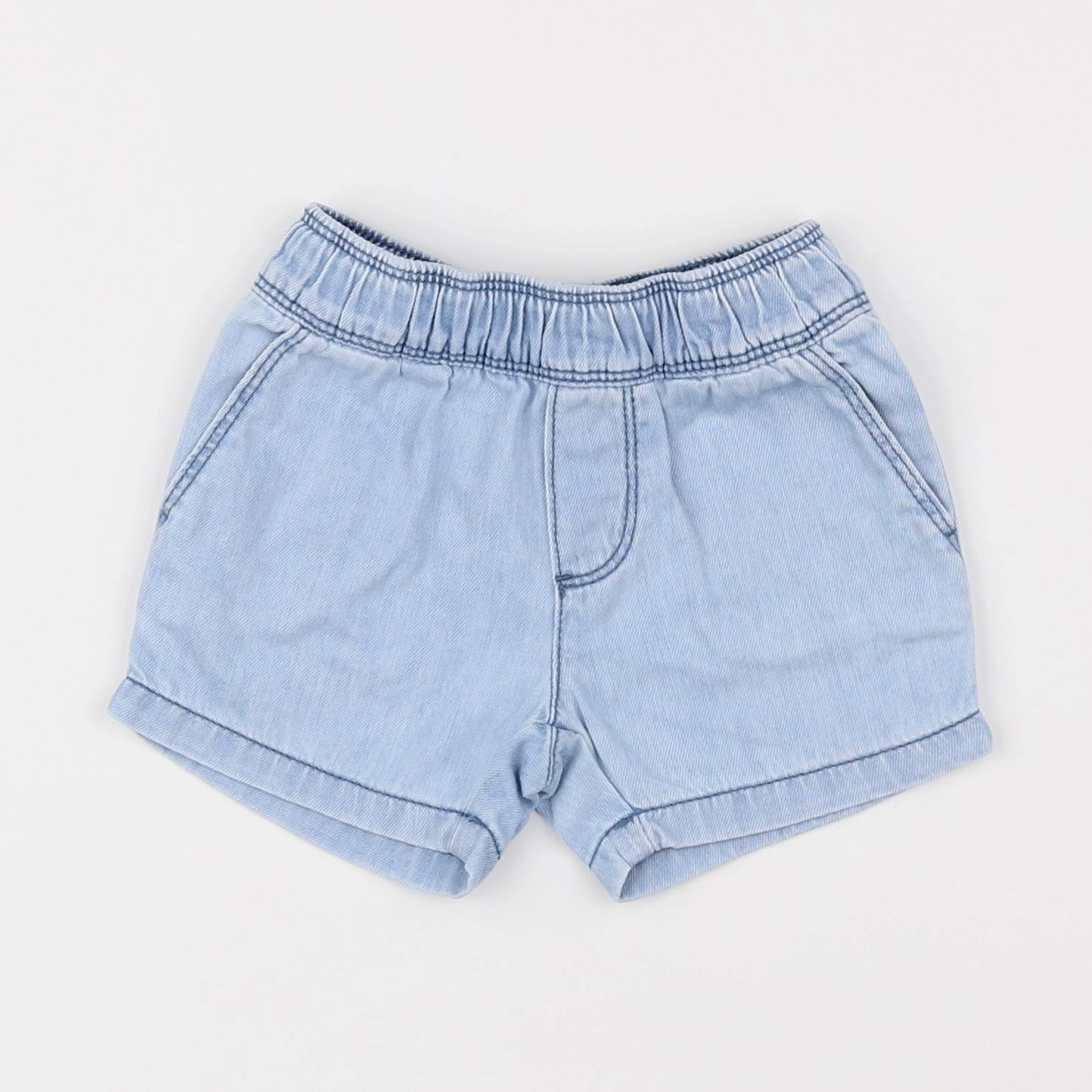 Jacadi - short bleu - 6 mois