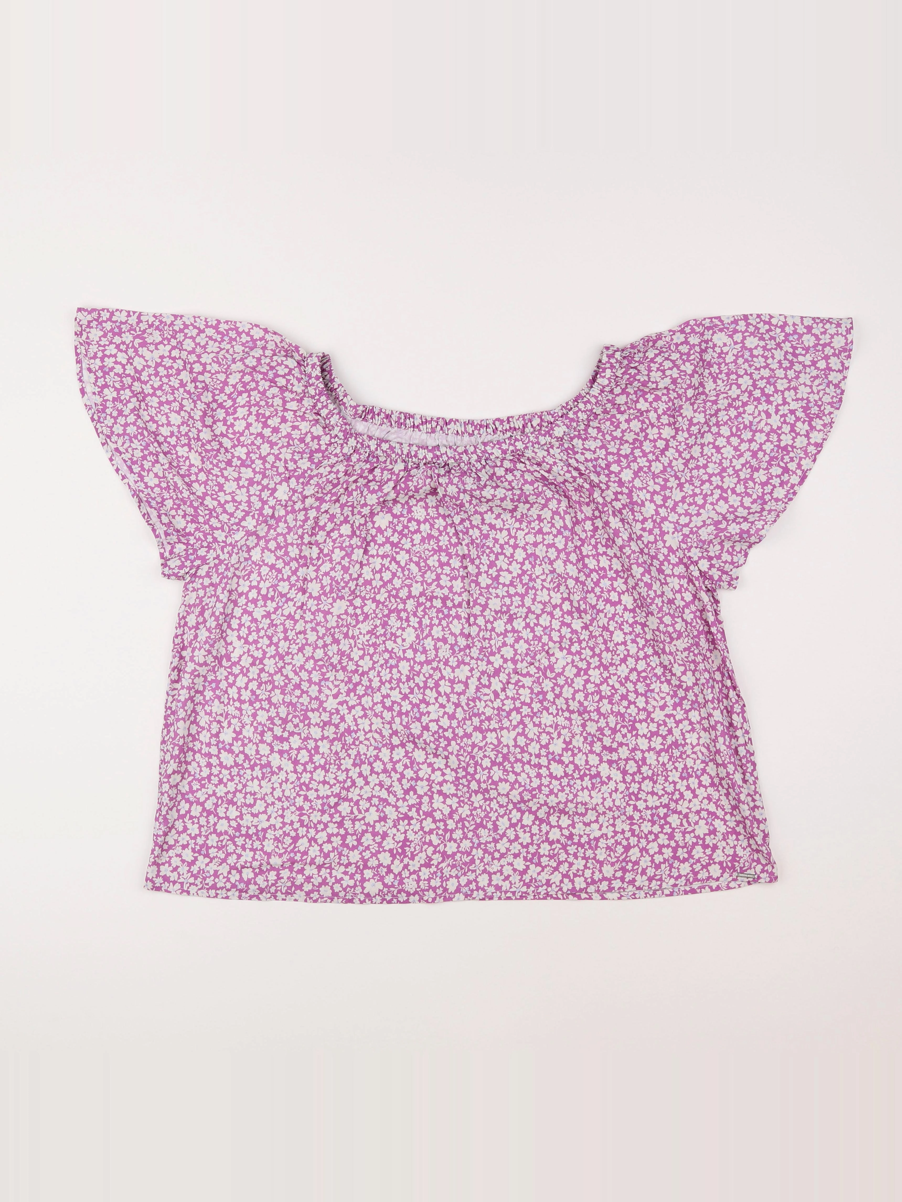 IKKS - blouse violet - 16 ans