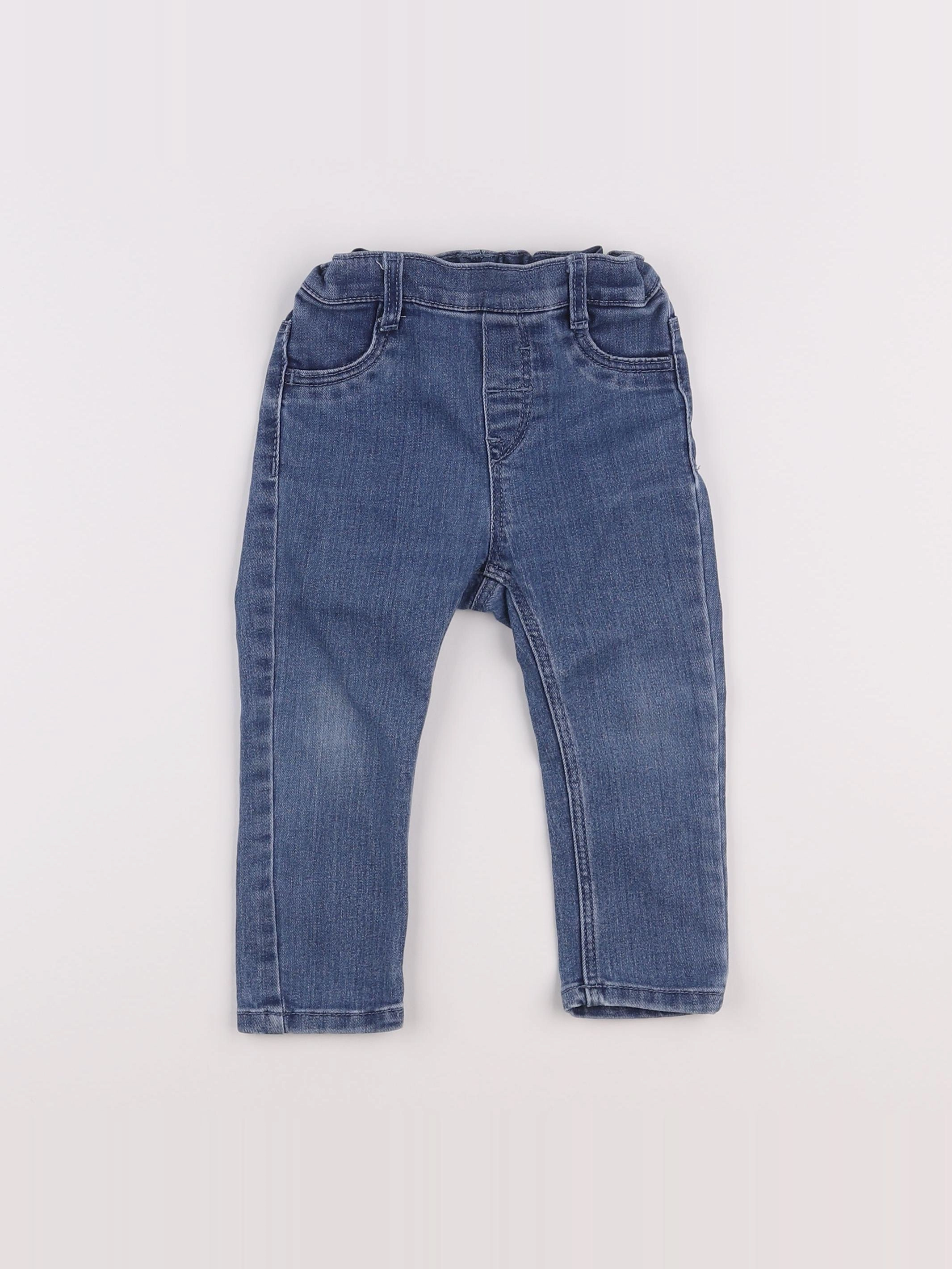 H&M - jegging bleu - 12/18 mois