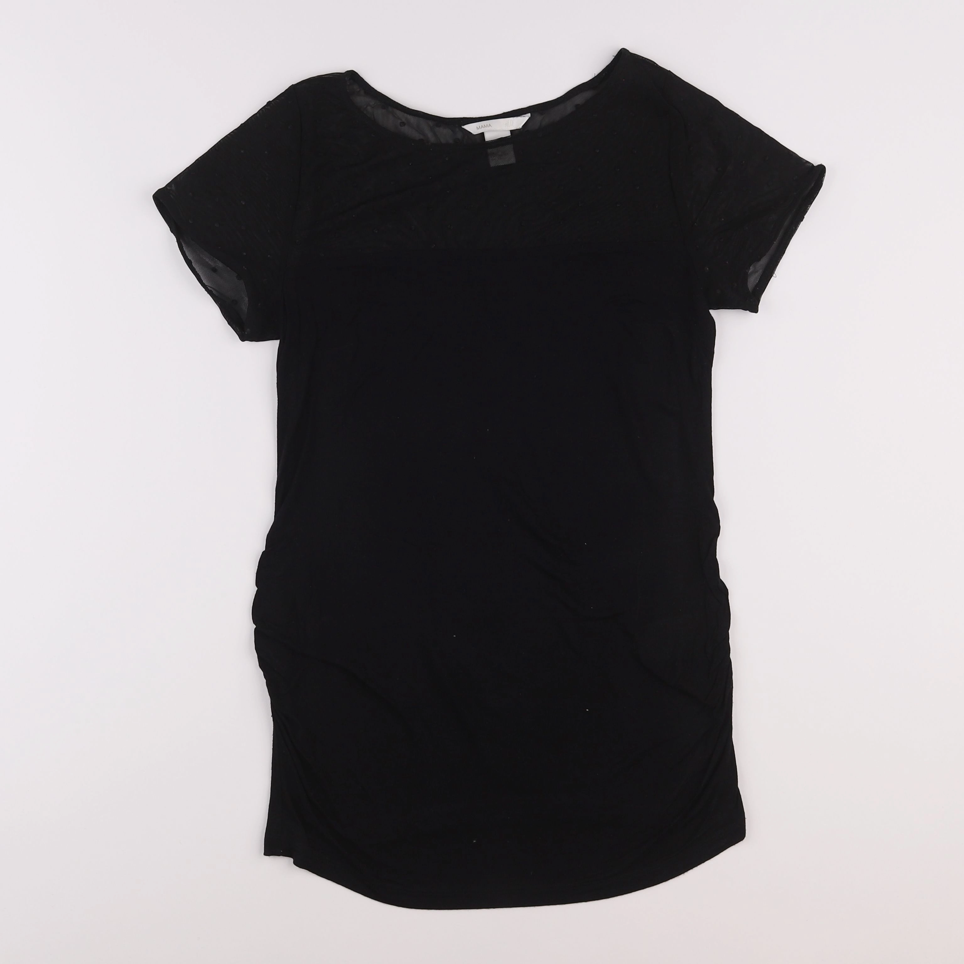 H&M - tee-shirt grossesse noir - 36 à 38