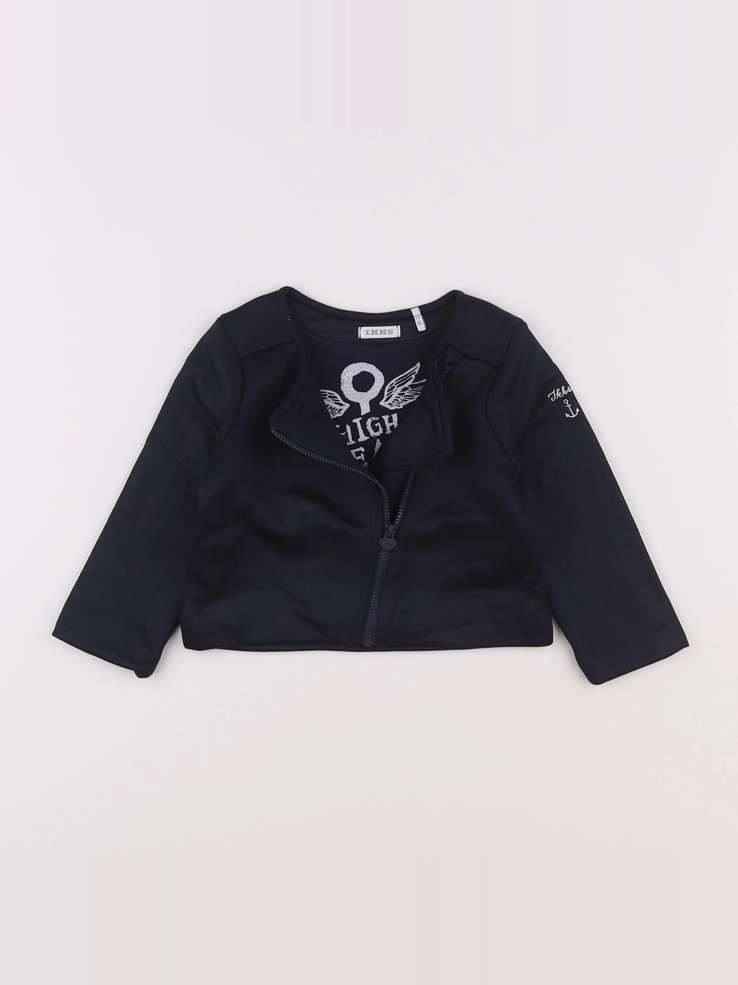 IKKS - veste bleu - 2 ans