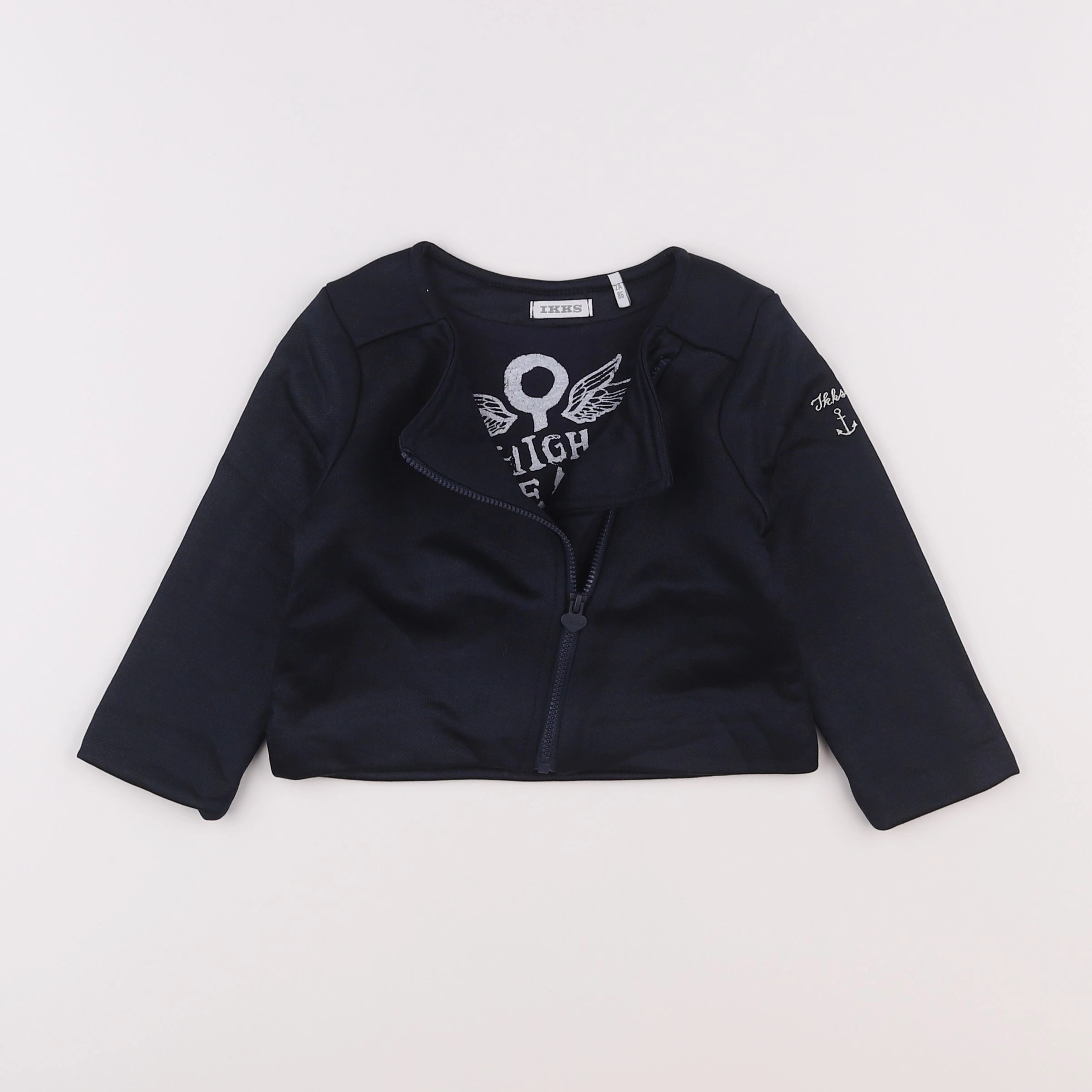 IKKS - veste bleu - 2 ans