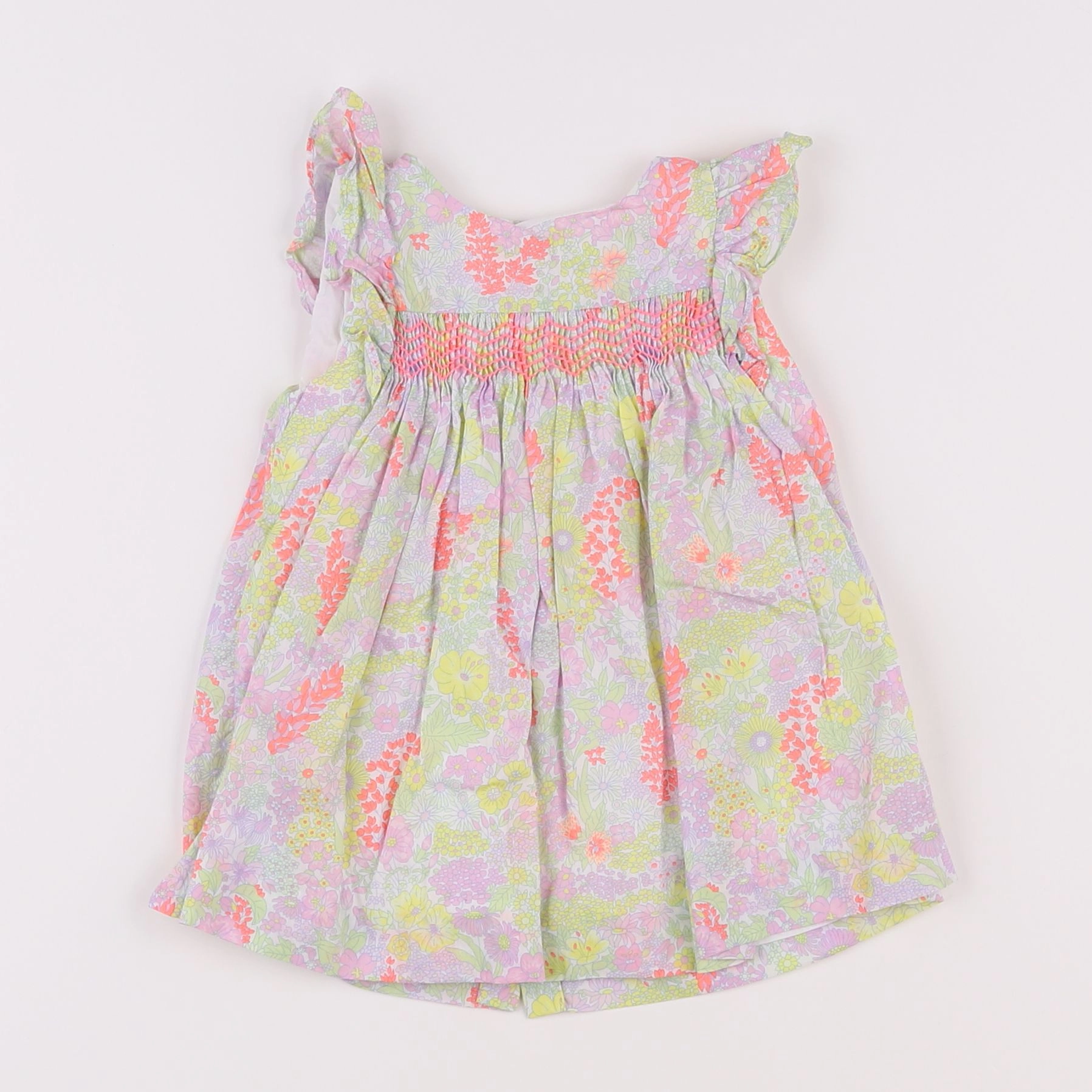 Jacadi - robe liberty multicolore - 6 mois
