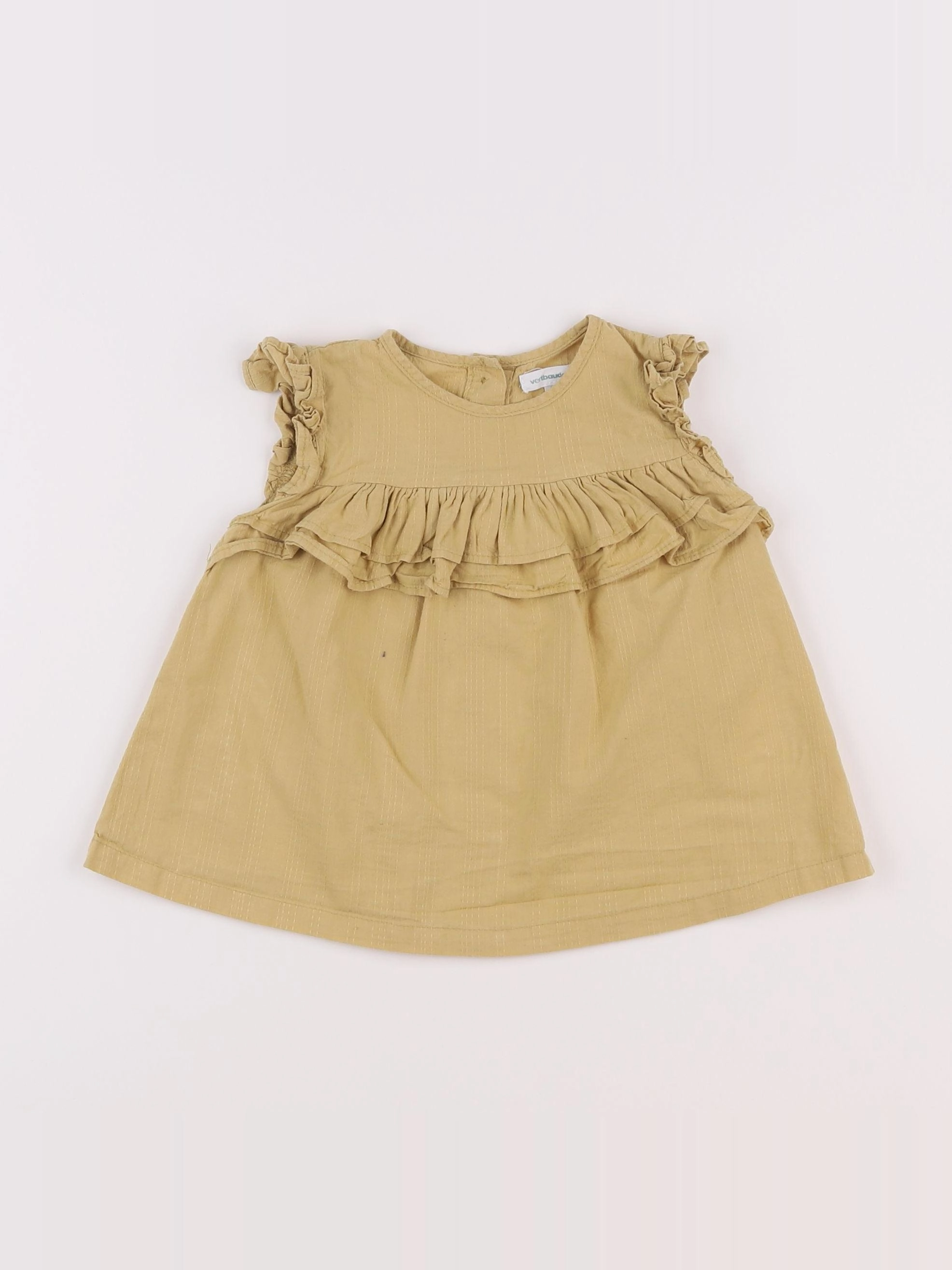 Vertbaudet - blouse jaune - 18 mois