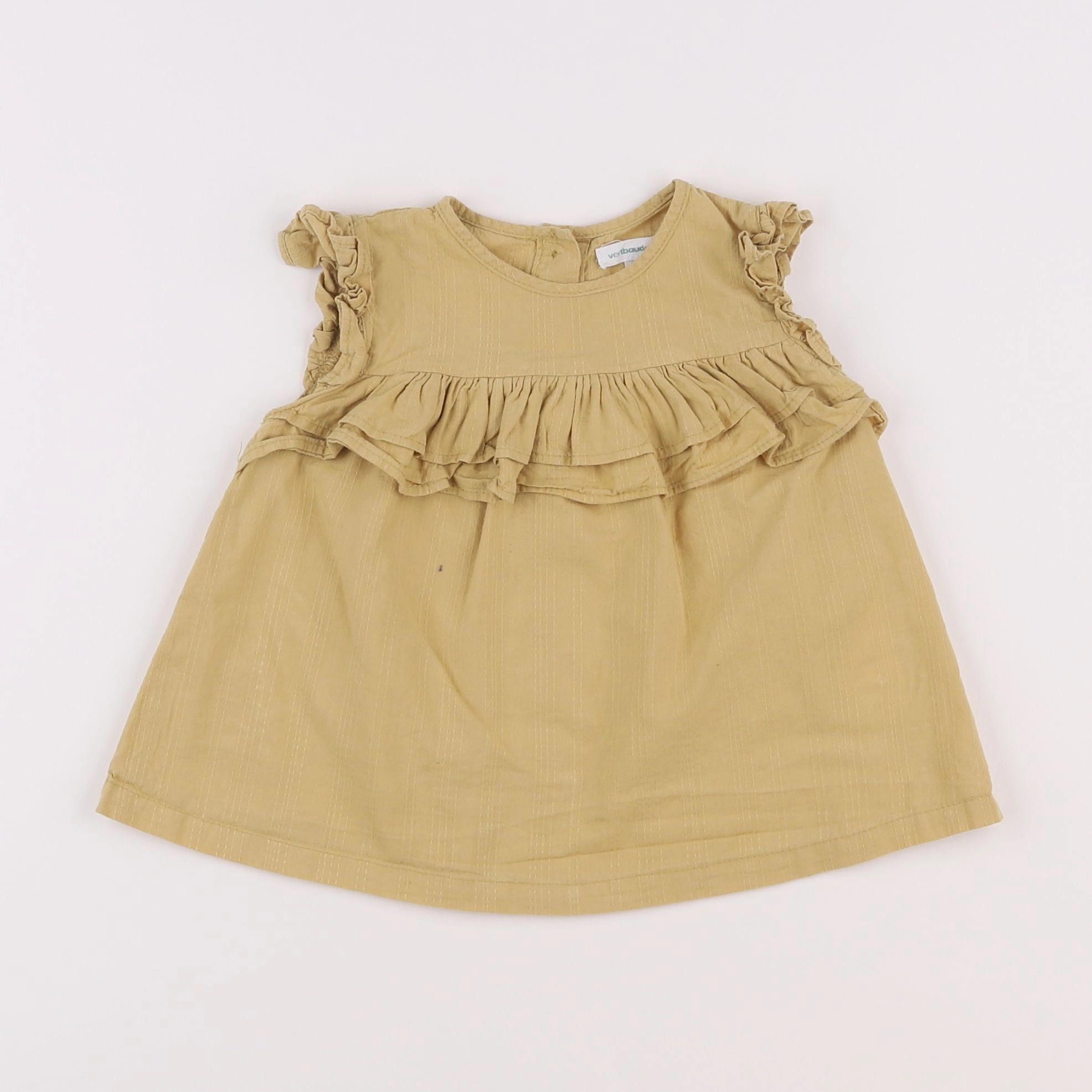 Vertbaudet - blouse jaune - 18 mois