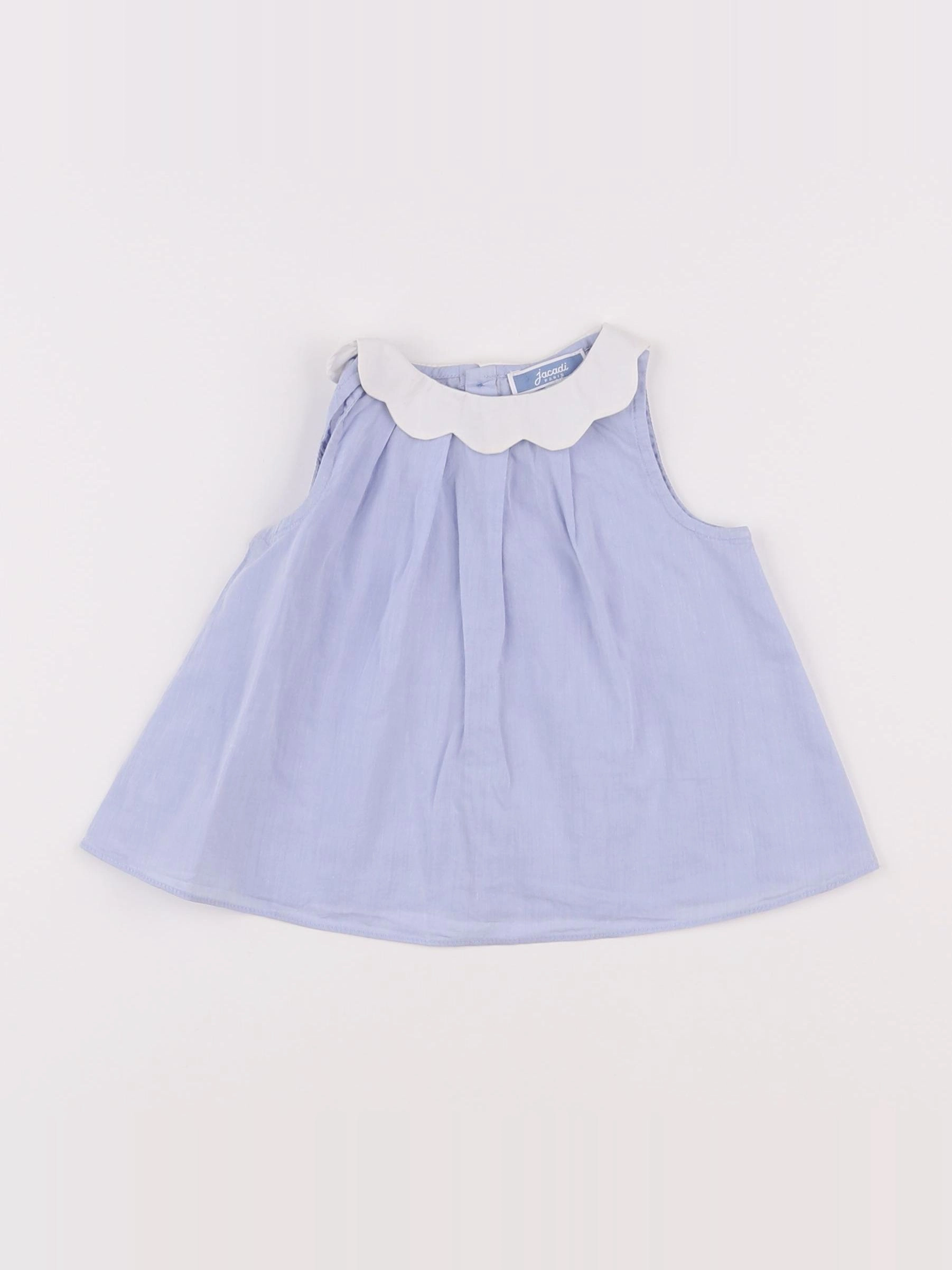Jacadi - blouse bleu - 6 mois