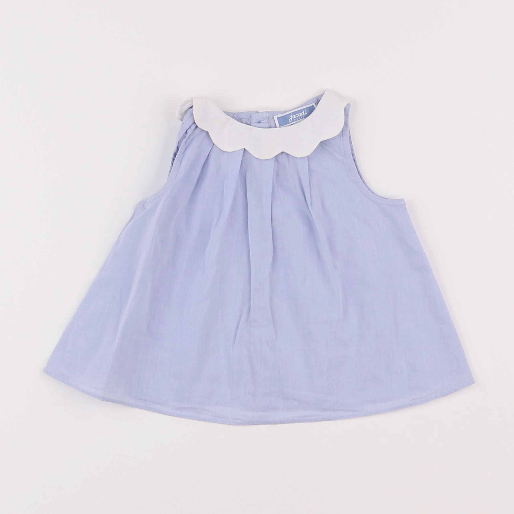 Jacadi - blouse bleu - 6 mois