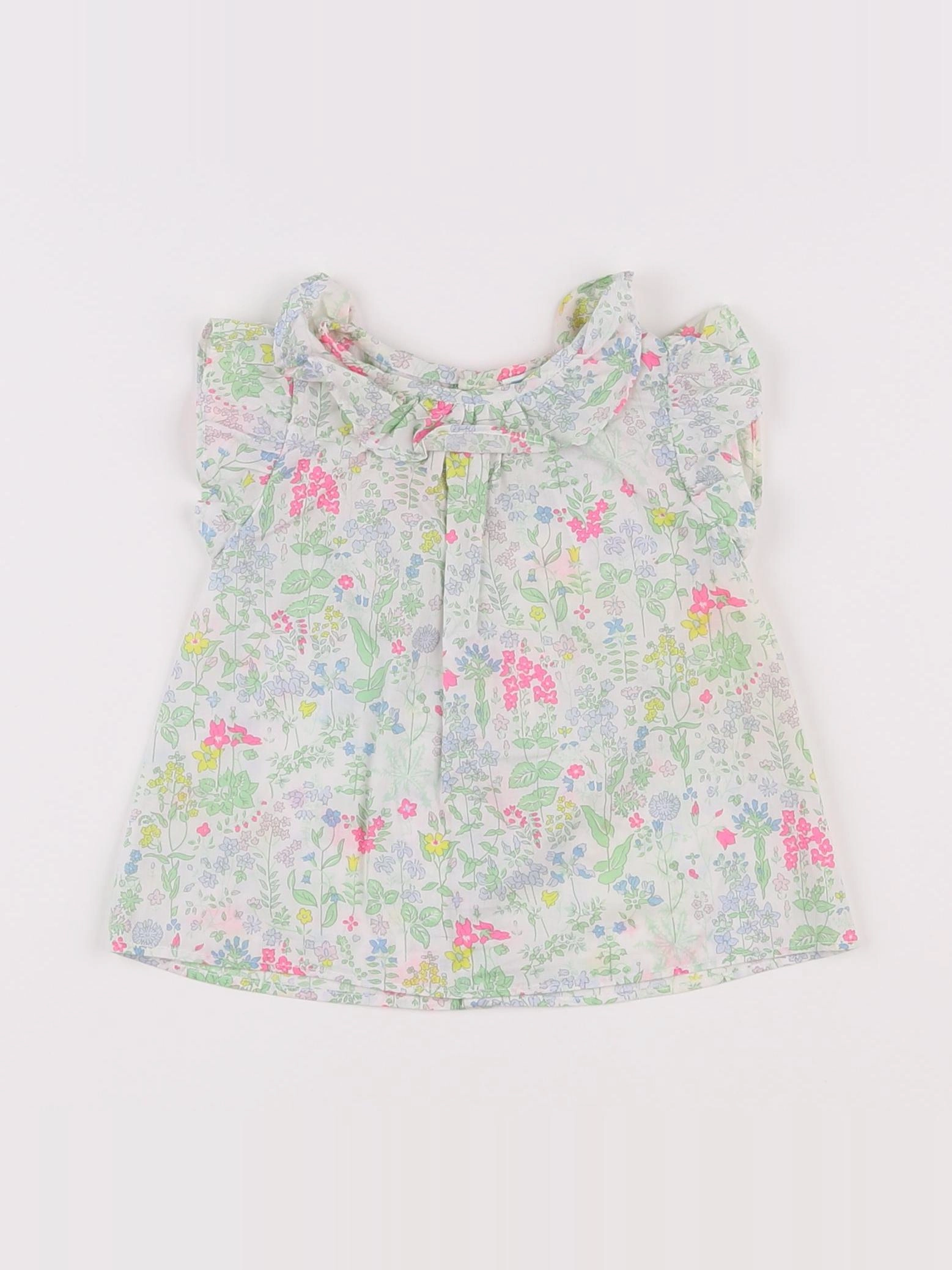 Jacadi - blouse liberty multicolore - 6 mois