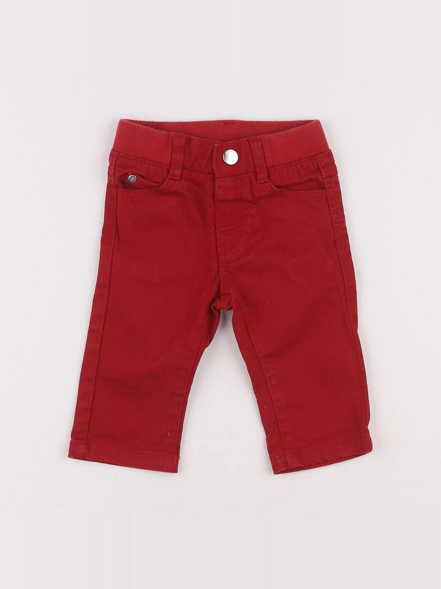 Jacadi - jean rouge - 6 mois
