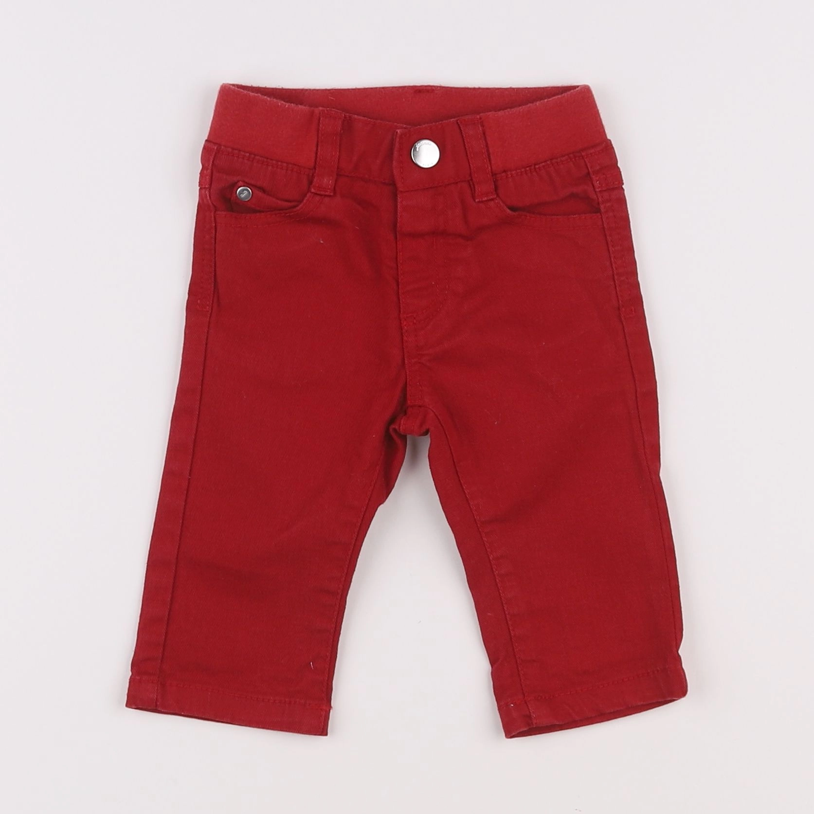 Jacadi - jean rouge - 6 mois