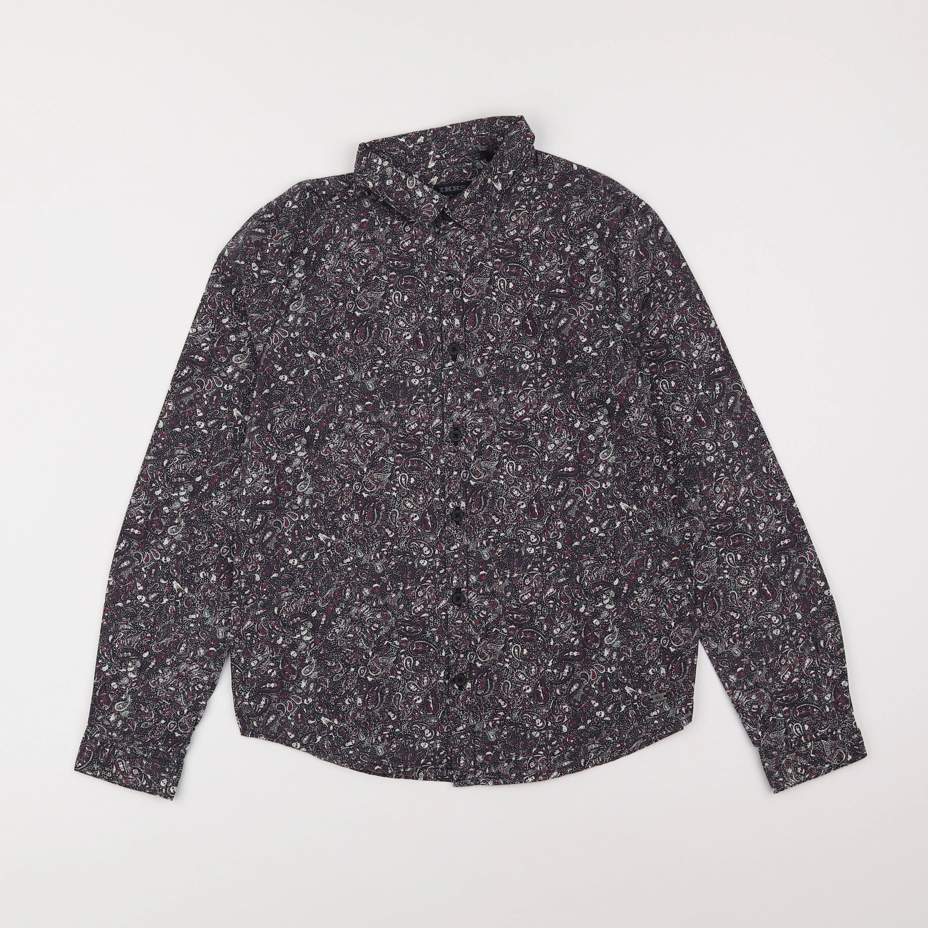 IKKS - chemise noir - 10 ans