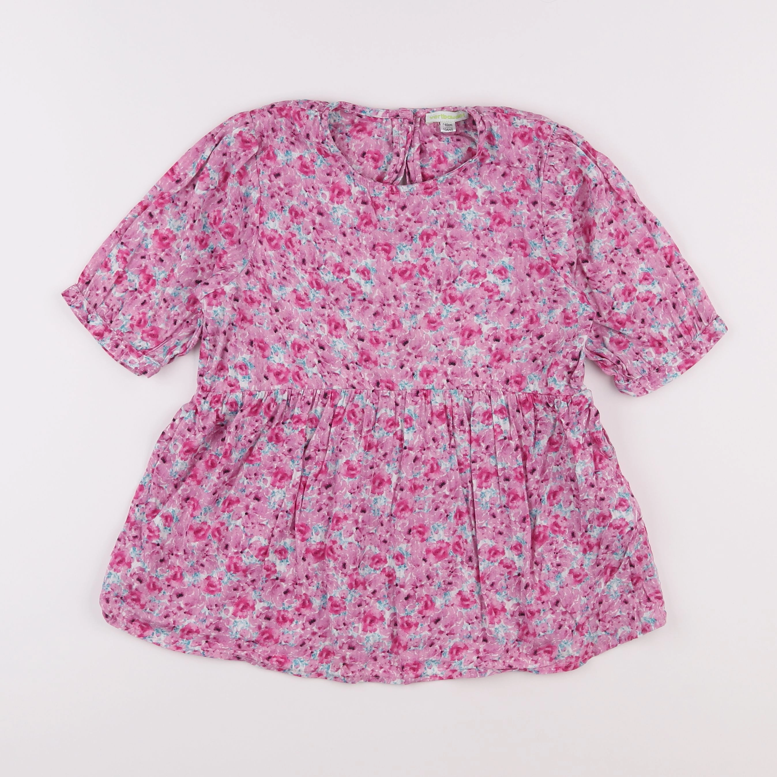 Vertbaudet - blouse rose - 10 ans
