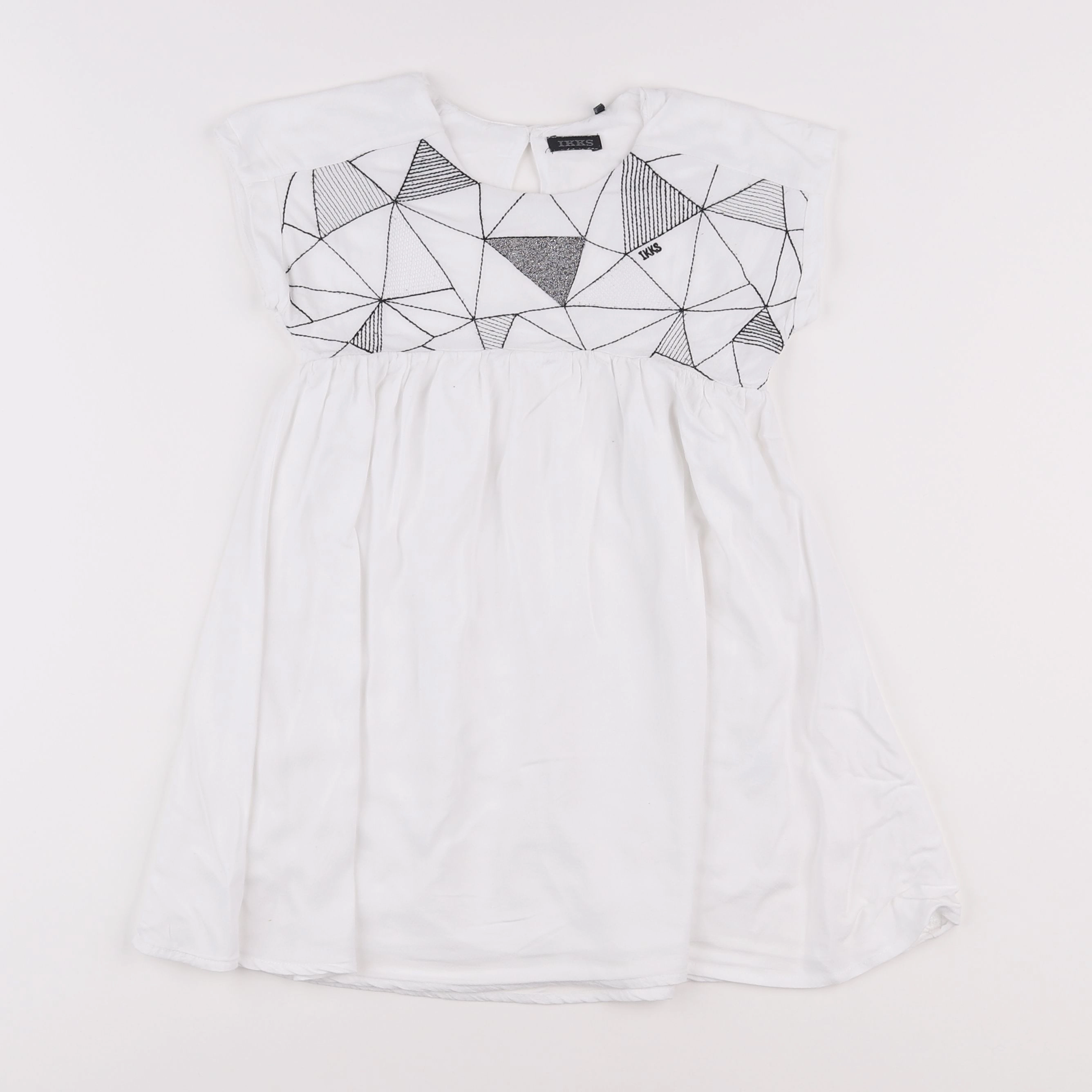 IKKS - robe blanc - 5 ans