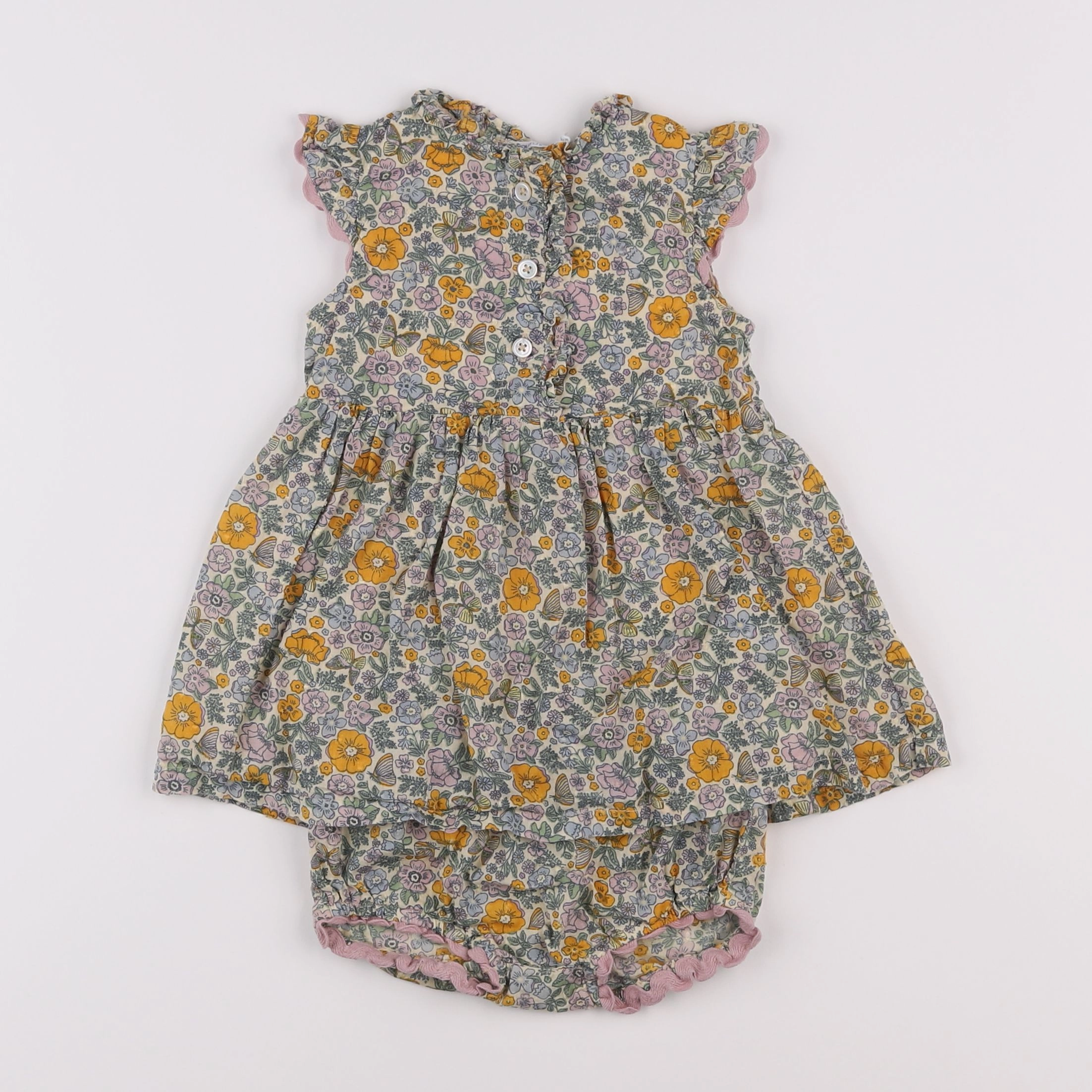 Boutchou - robe multicolore - 6 mois