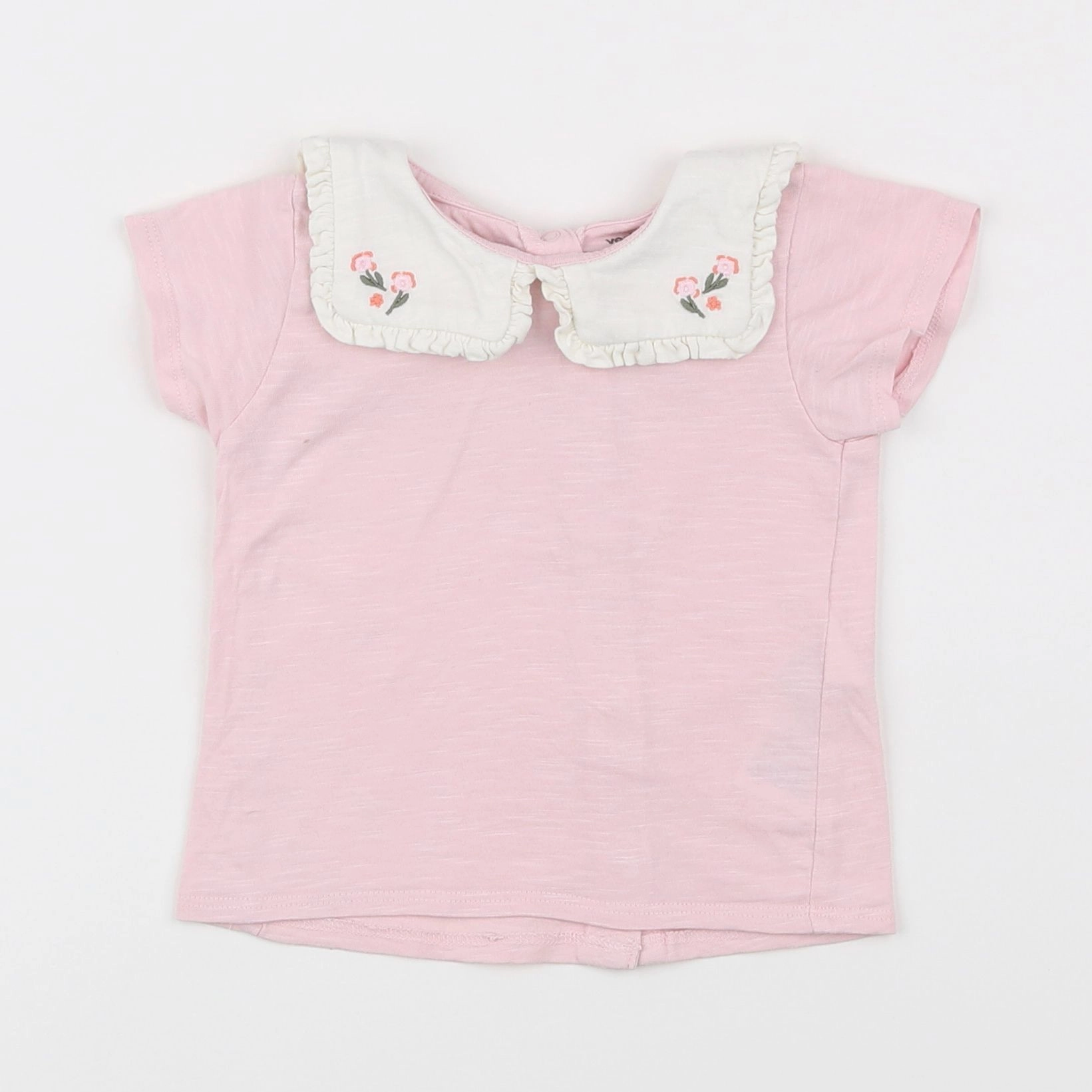 Vertbaudet - tee-shirt rose - 9 mois