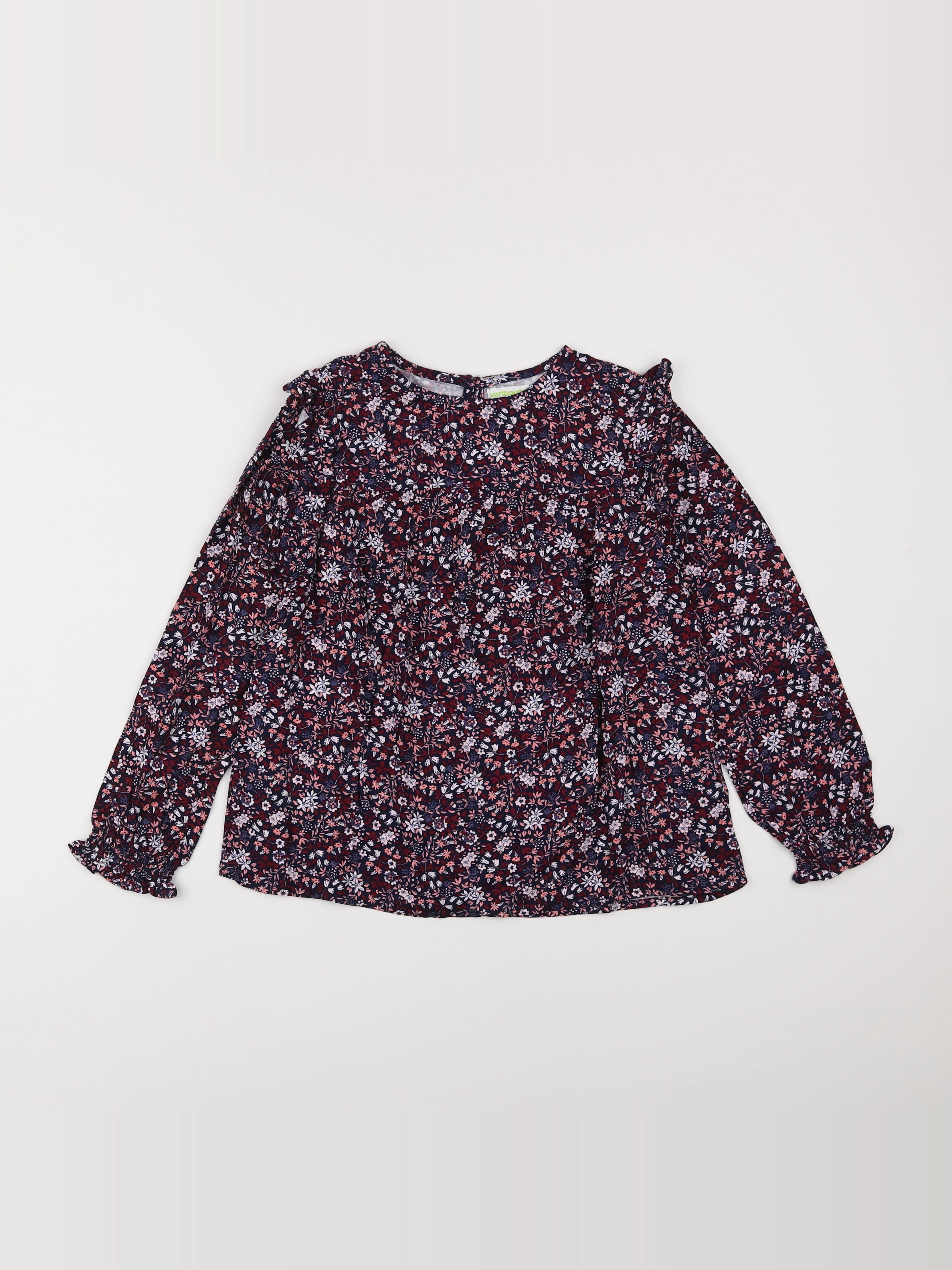 Vertbaudet - blouse multicolore - 9 ans
