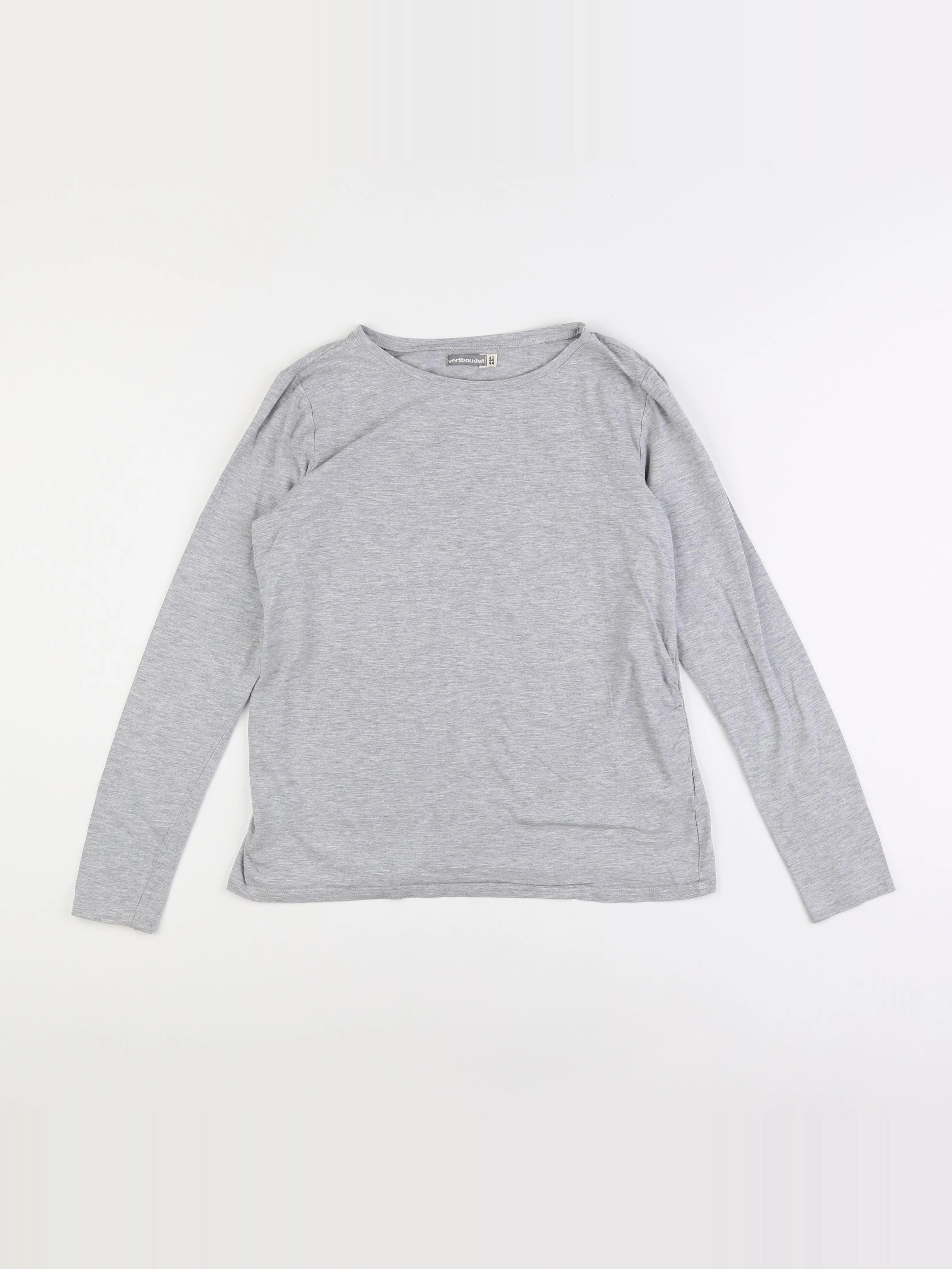 Vertbaudet - tee-shirt allaitement, grossesse gris - 42 à 44