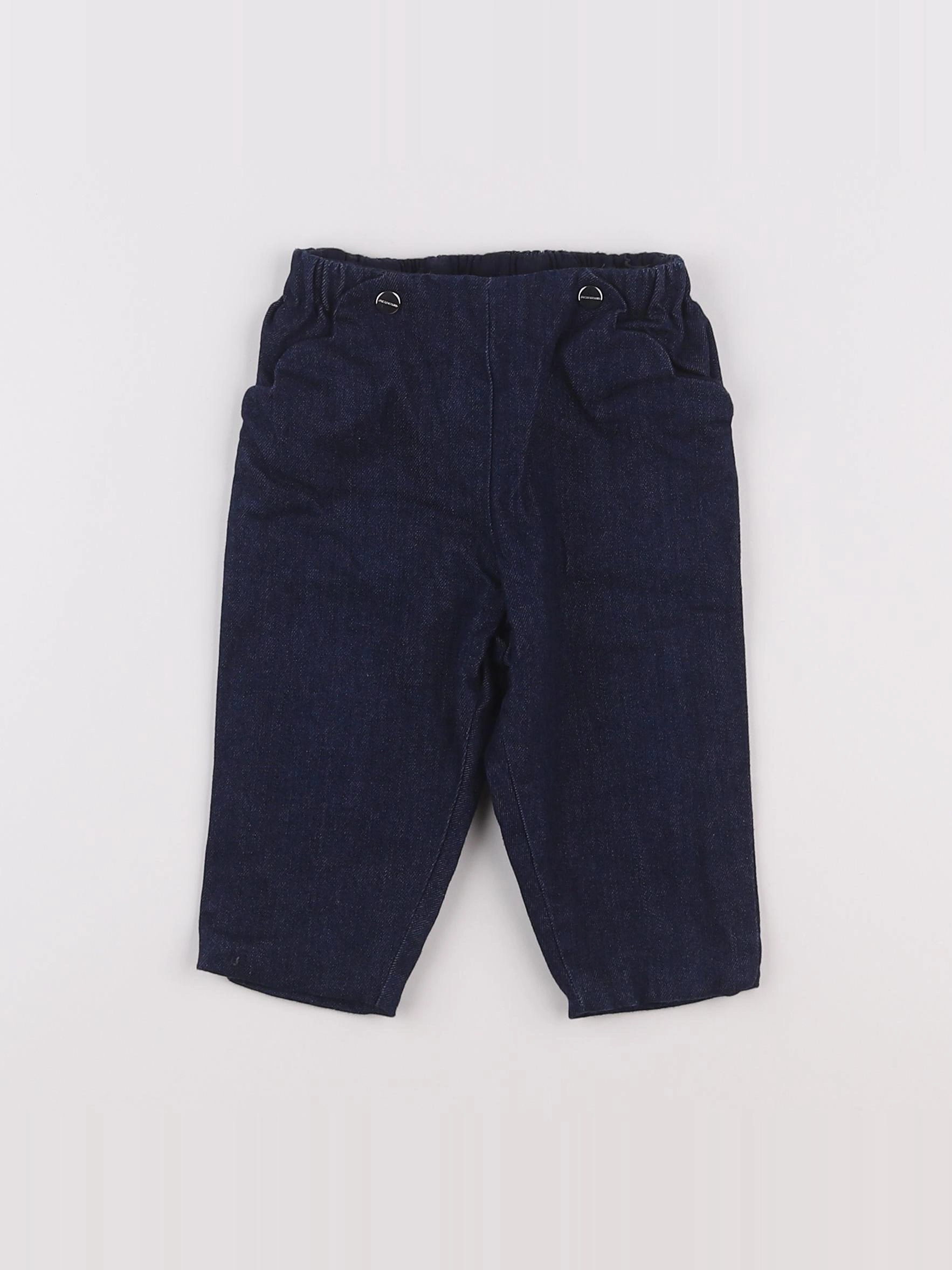 Jacadi - pantalon bleu - 6 mois
