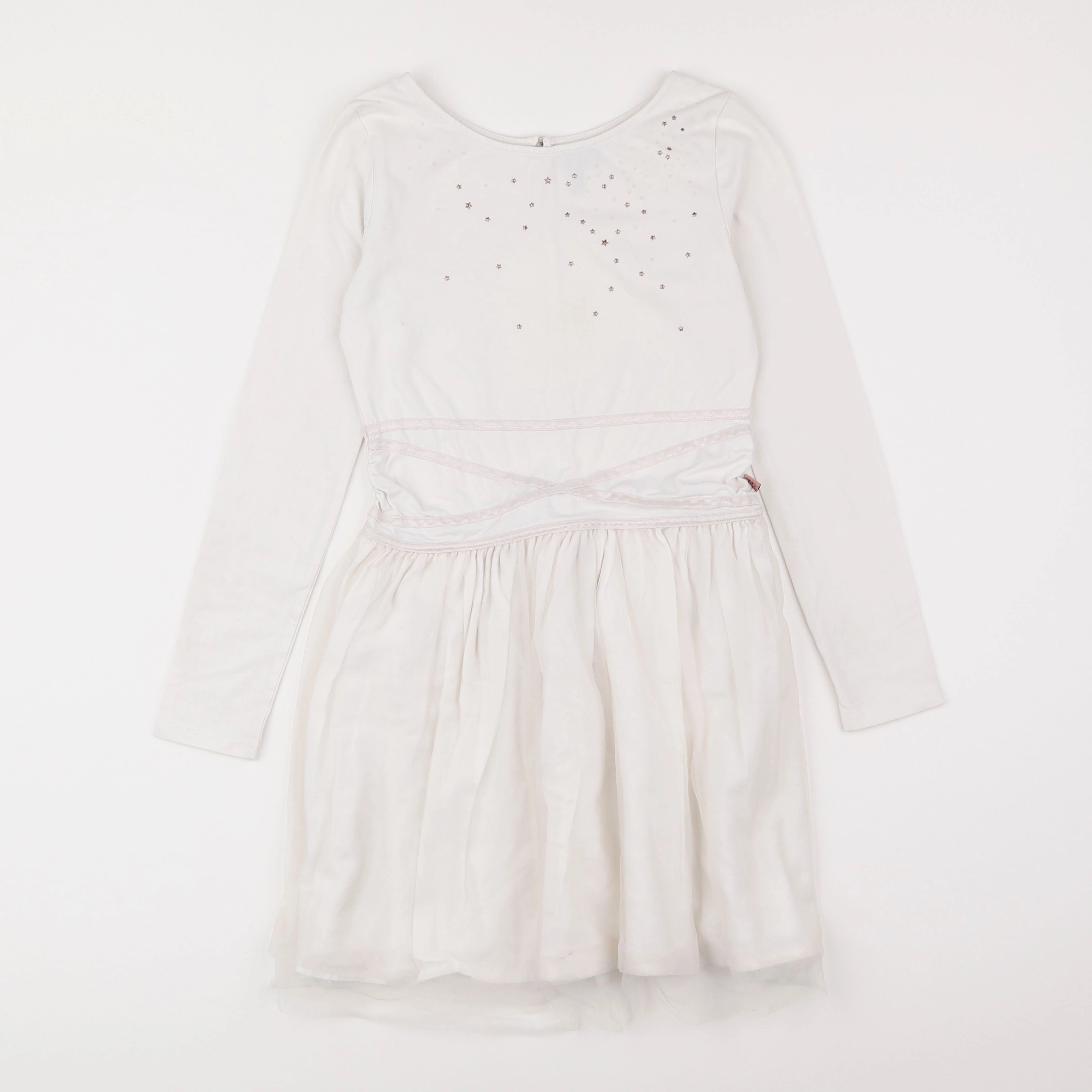 IKKS - robe blanc - 10 ans