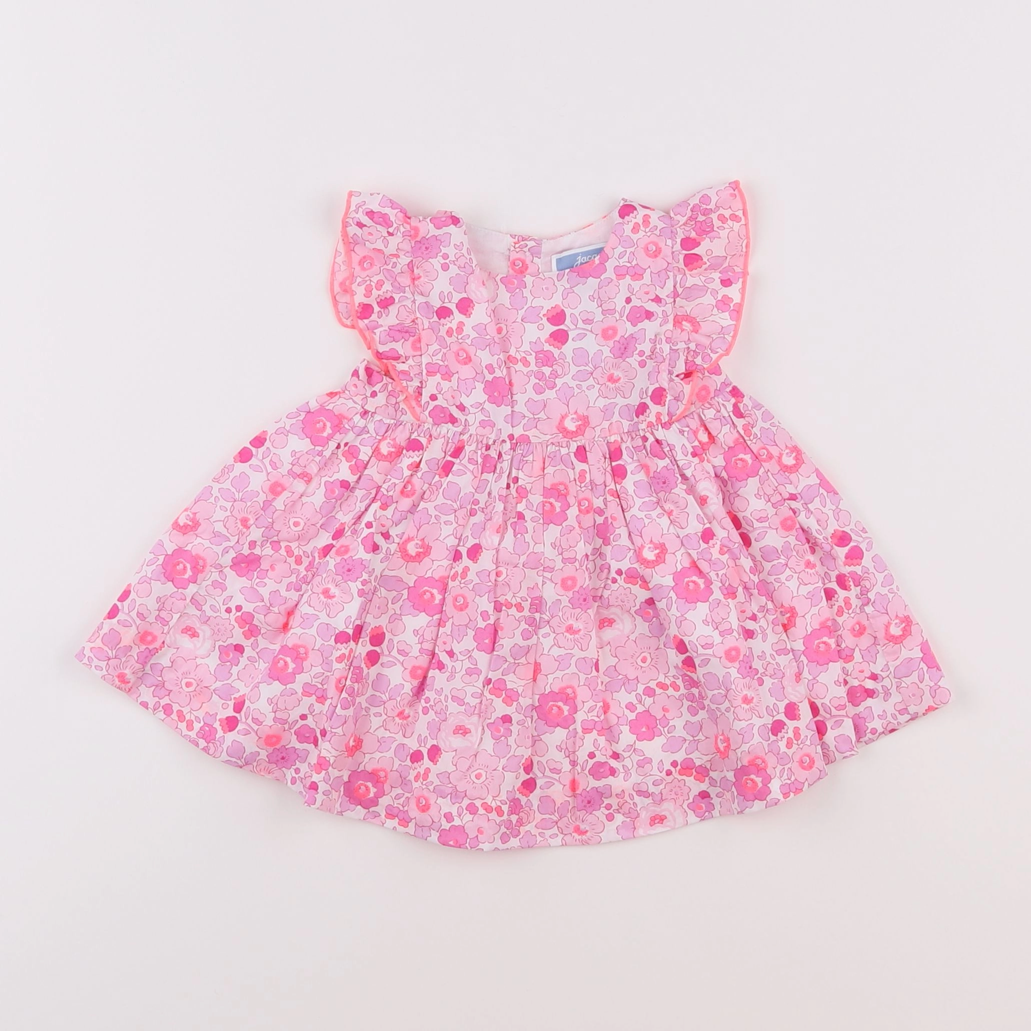 Jacadi - robe liberty rose - 3 mois