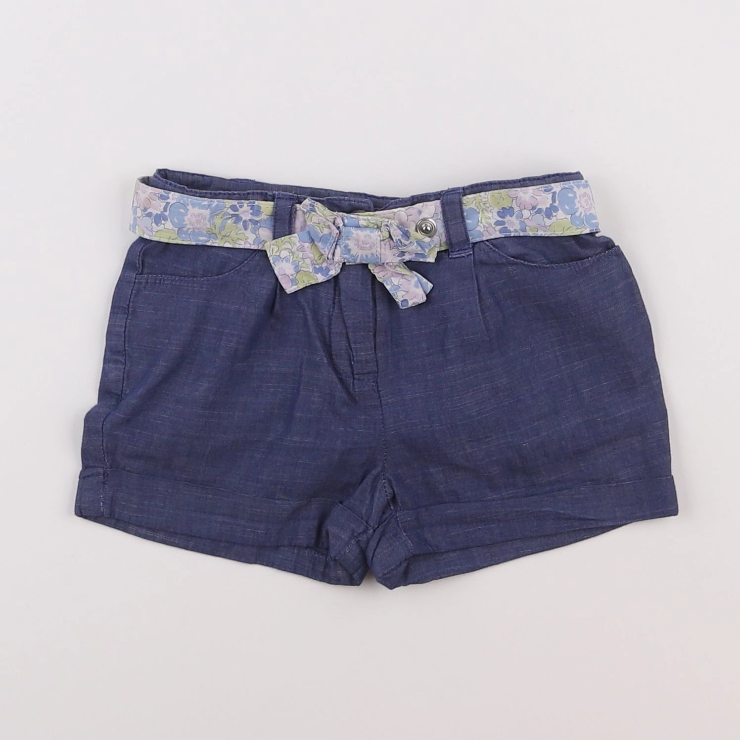 Jacadi - short bleu - 12 mois