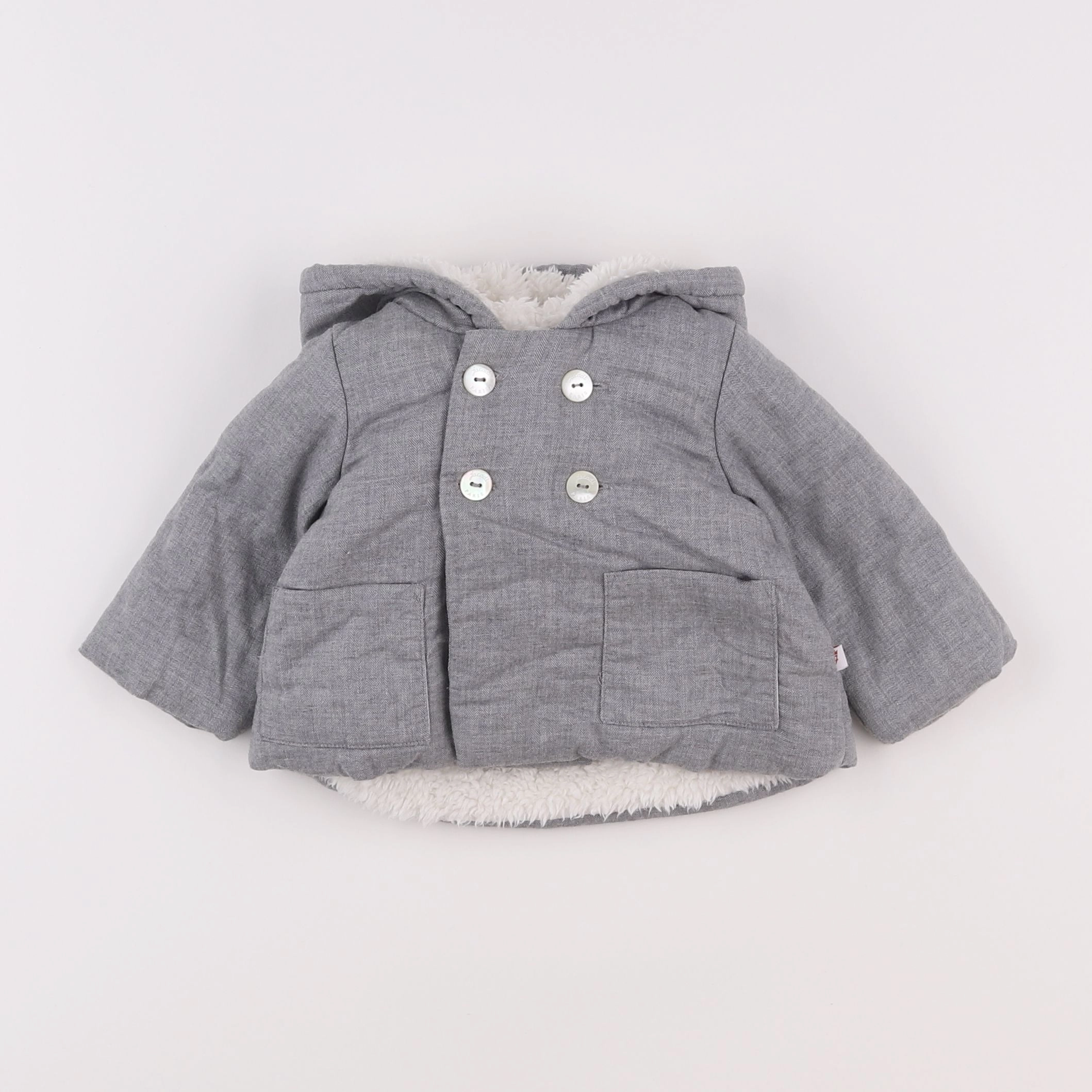 Jacadi - veste gris - 3 mois