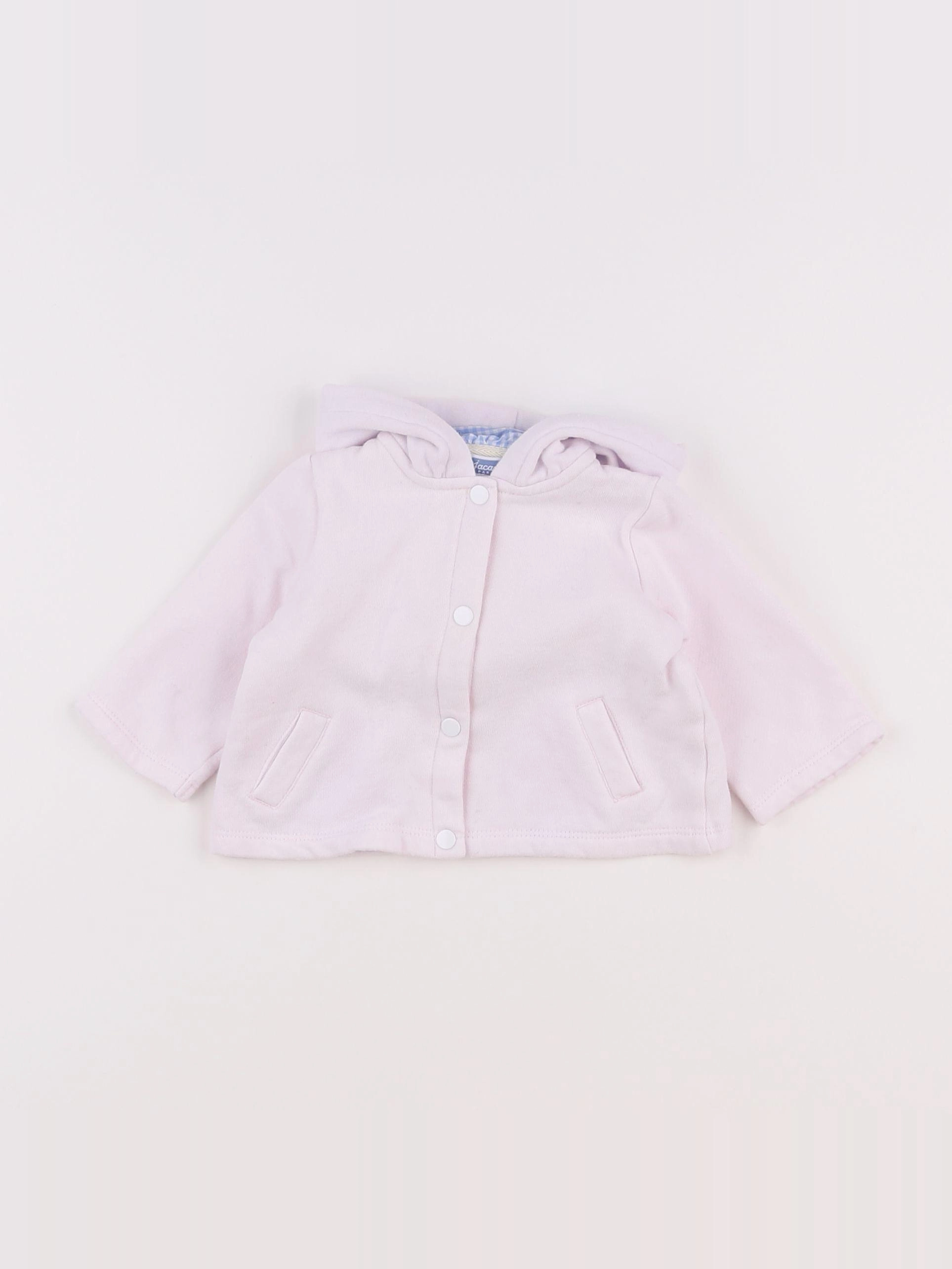 Jacadi - sweat rose - 3 mois