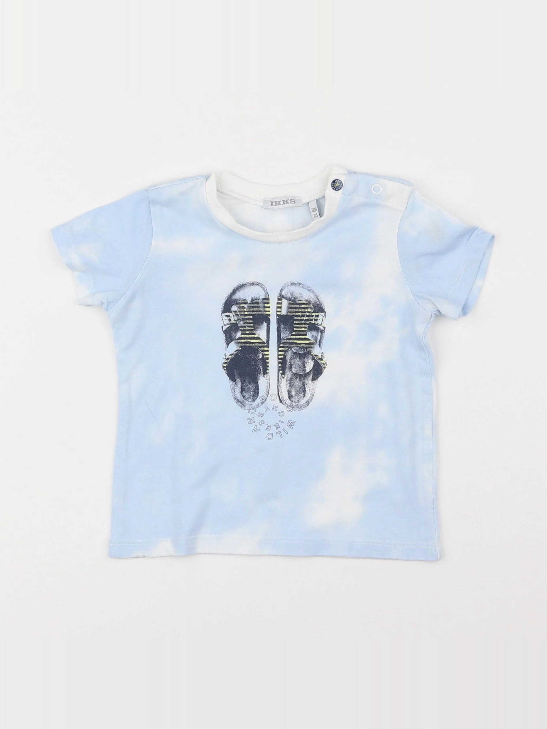 IKKS - tee-shirt blanc - 12 mois