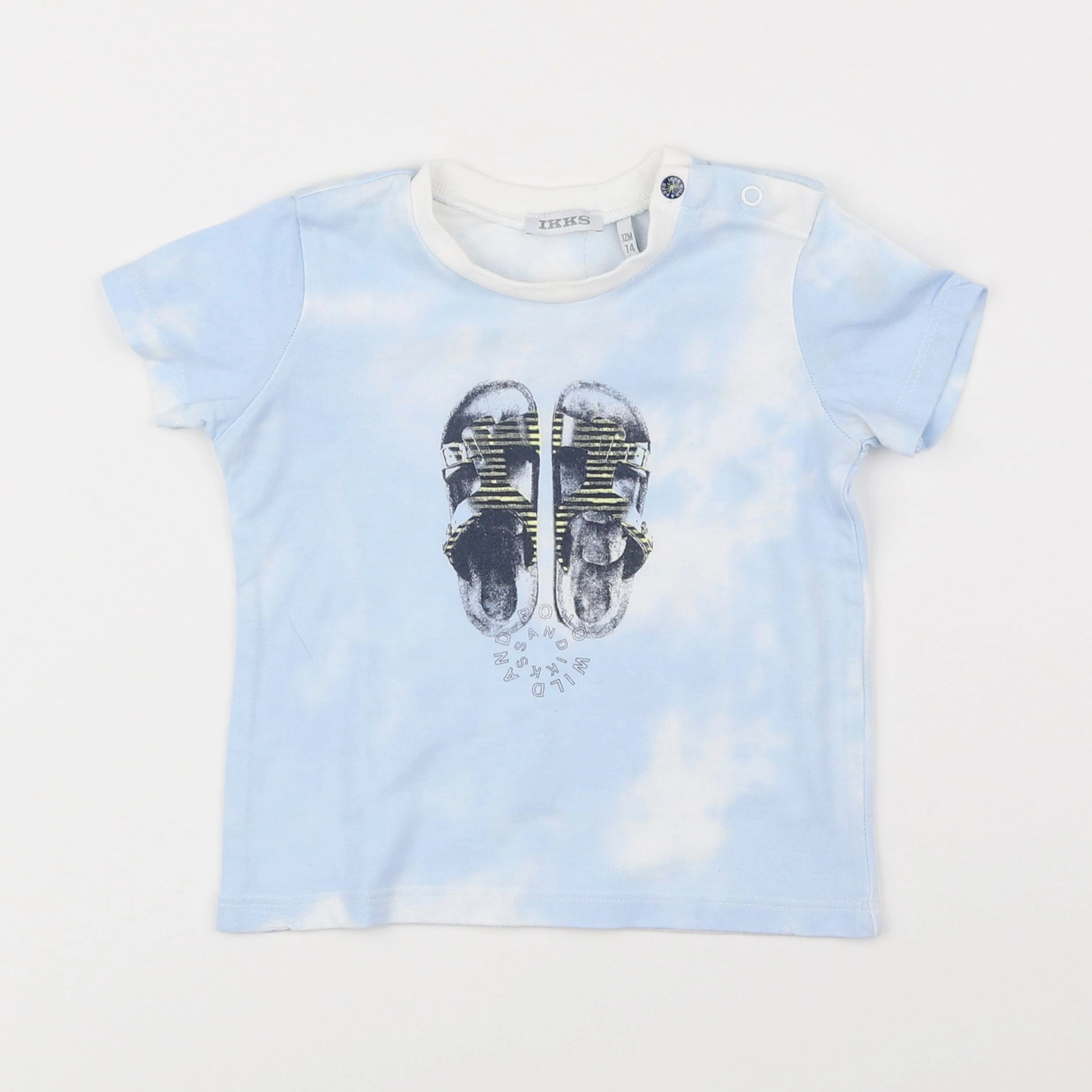 IKKS - tee-shirt blanc - 12 mois