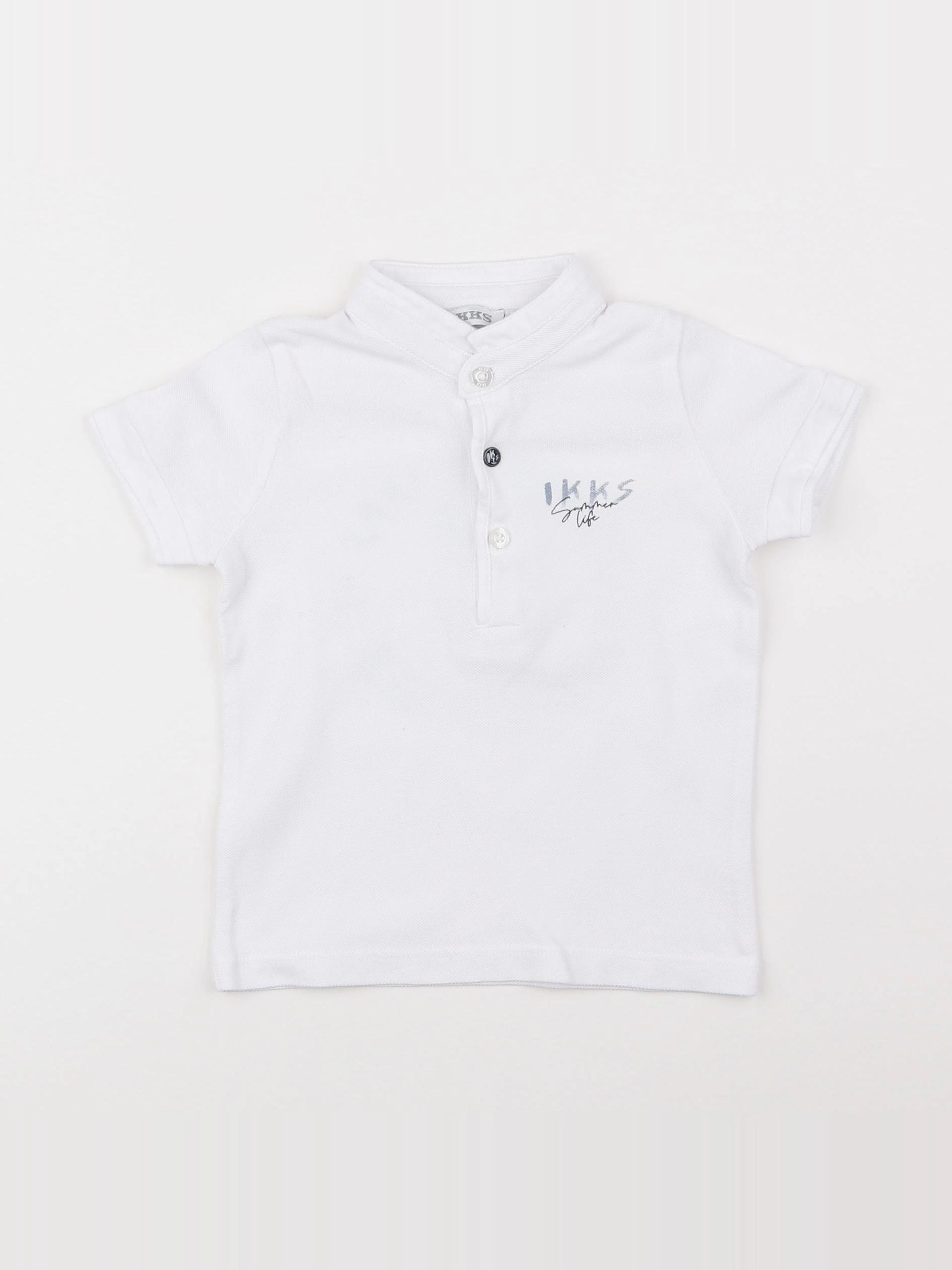 IKKS - blouse imprimé au dos blanc - 12 mois
