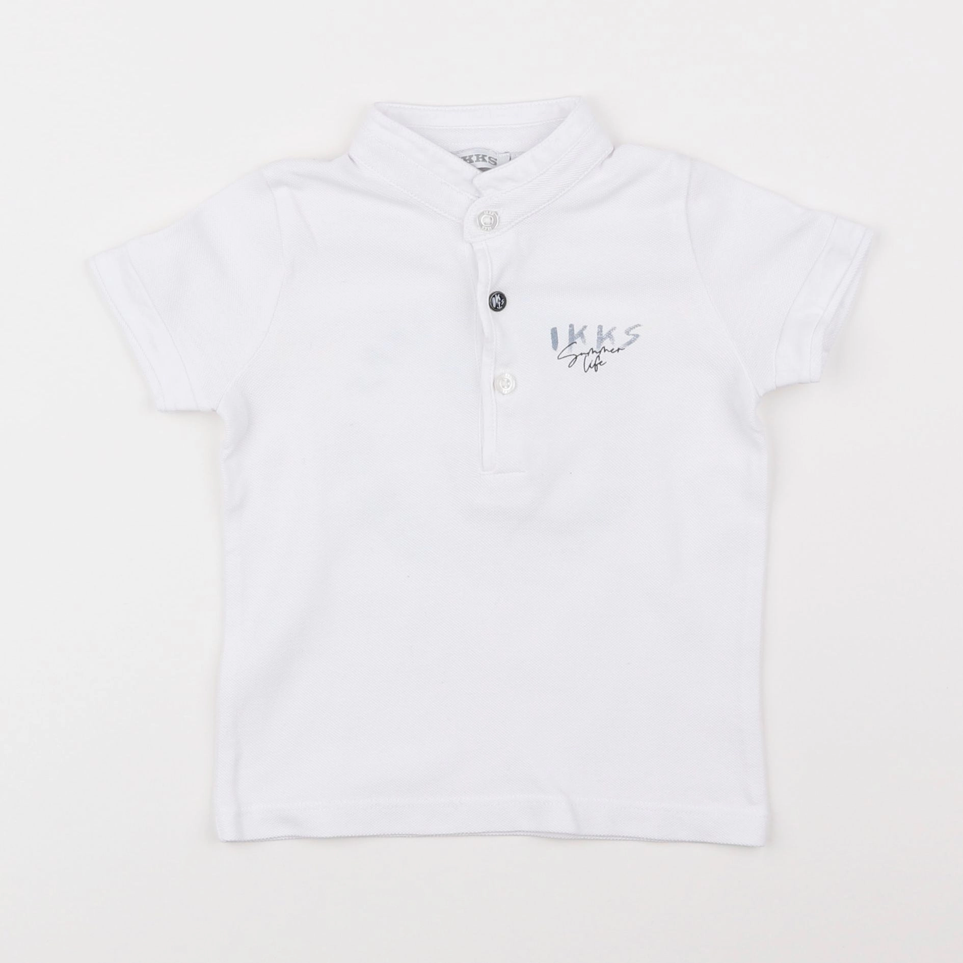 IKKS - blouse imprimé au dos blanc - 12 mois
