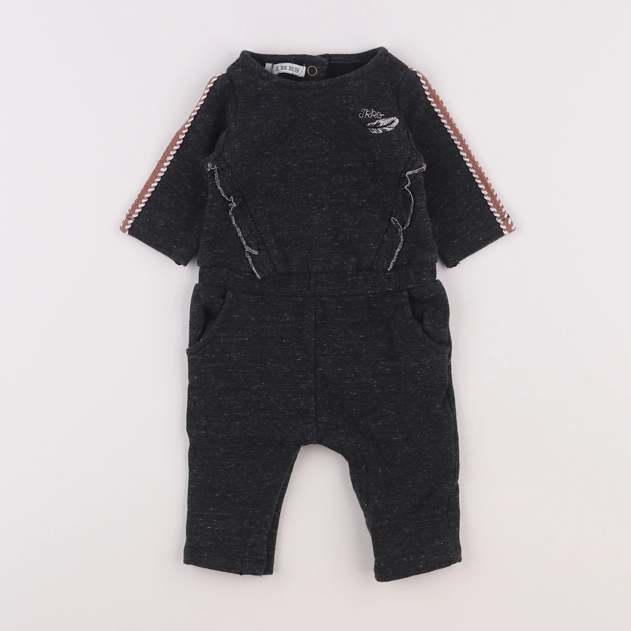 IKKS - combinaison gris - 3 mois
