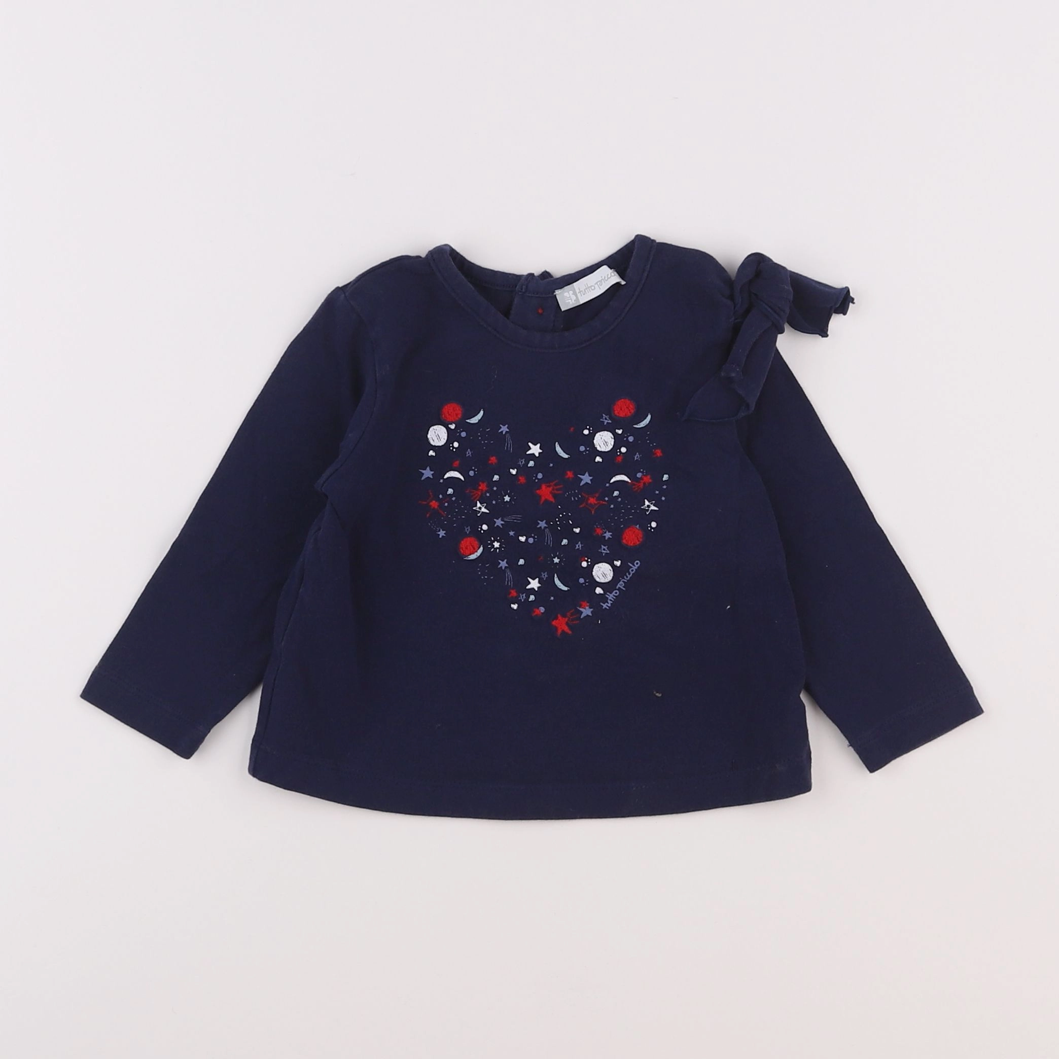 Tutto Piccolo - tee-shirt bleu - 12 mois