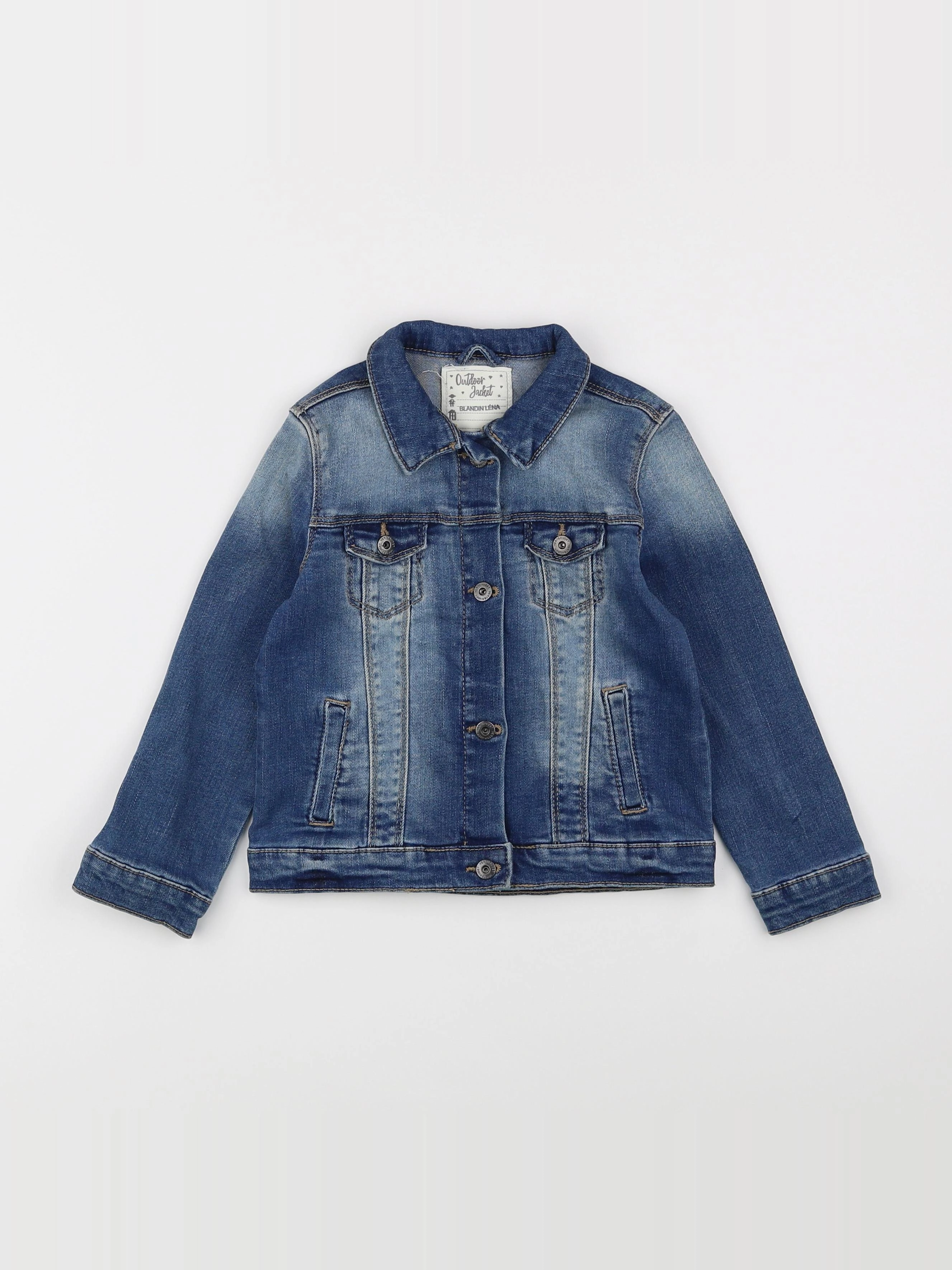 Vertbaudet - veste bleu - 4 ans