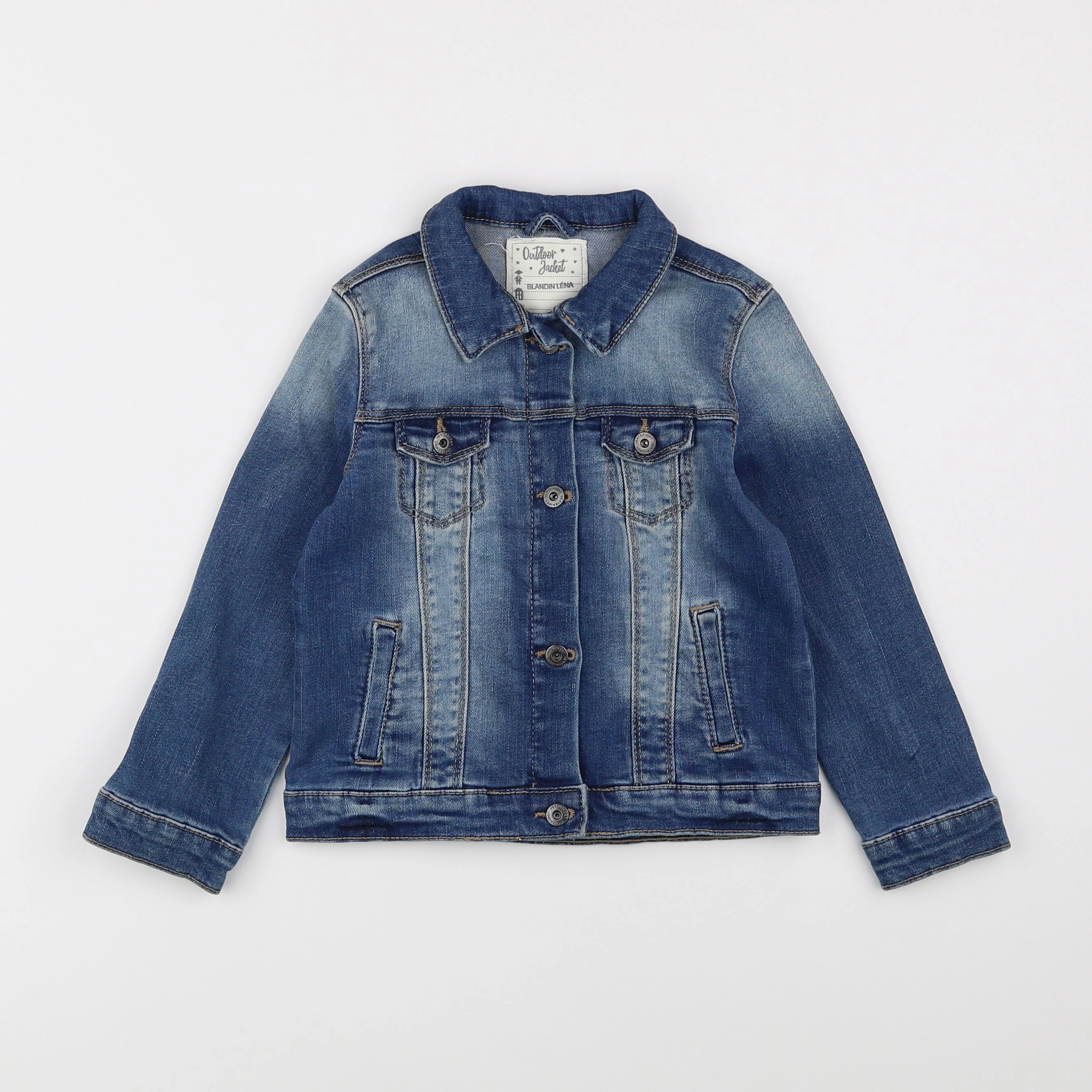 Vertbaudet - veste bleu - 4 ans