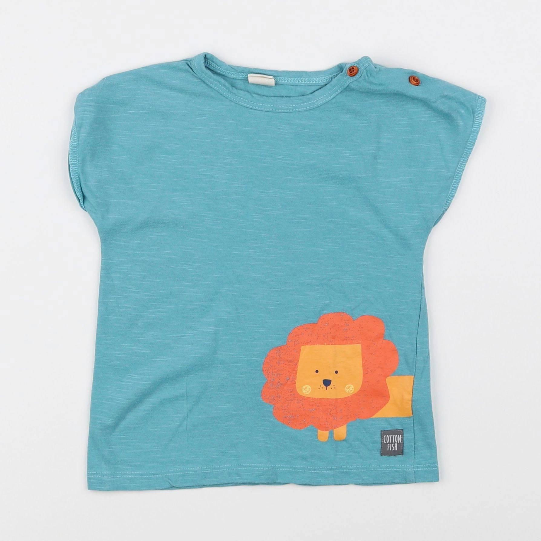 Cotton Fish - tee-shirt bleu - 18 mois