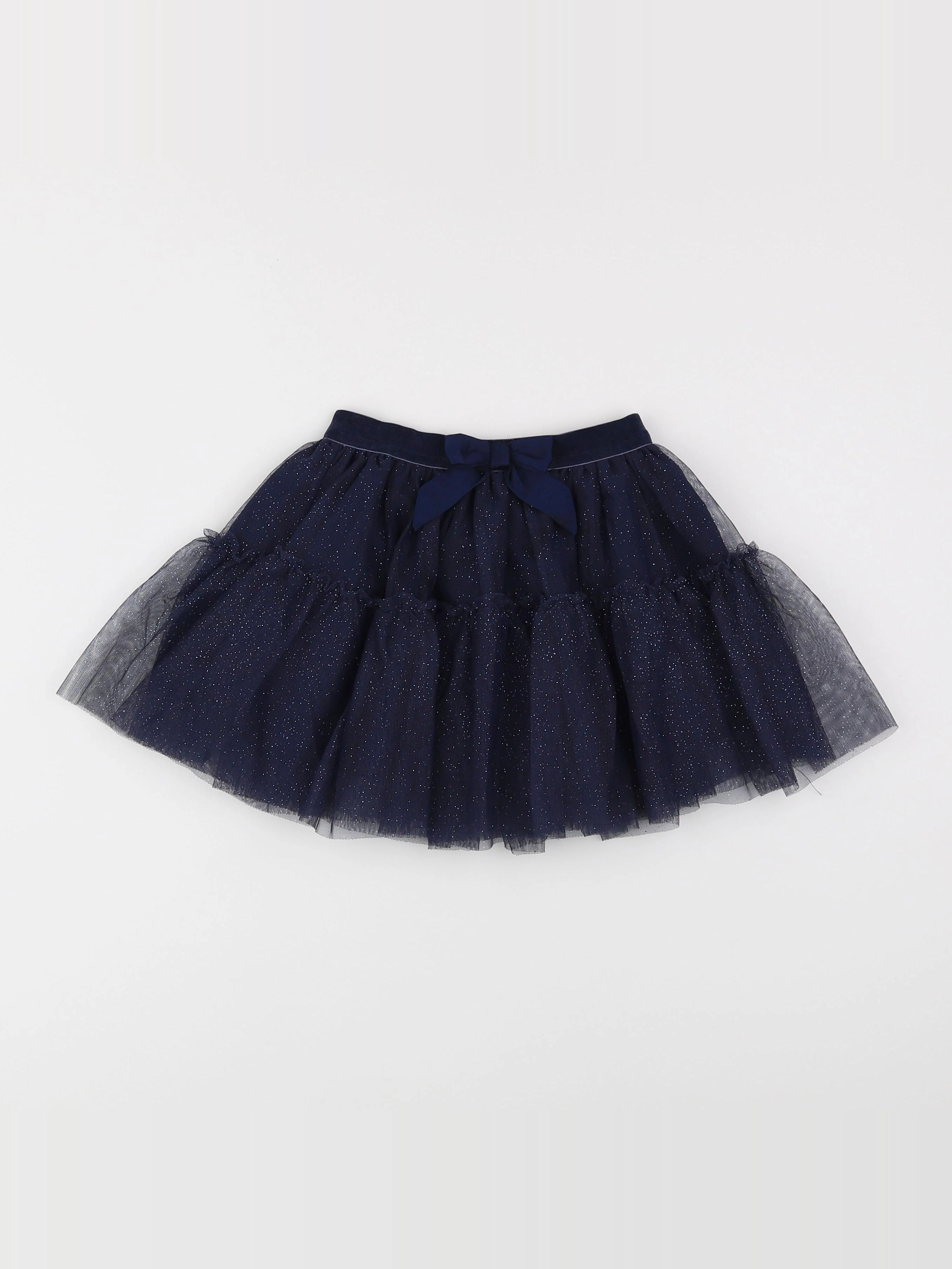 H&M - jupe bleu - 3/4 ans