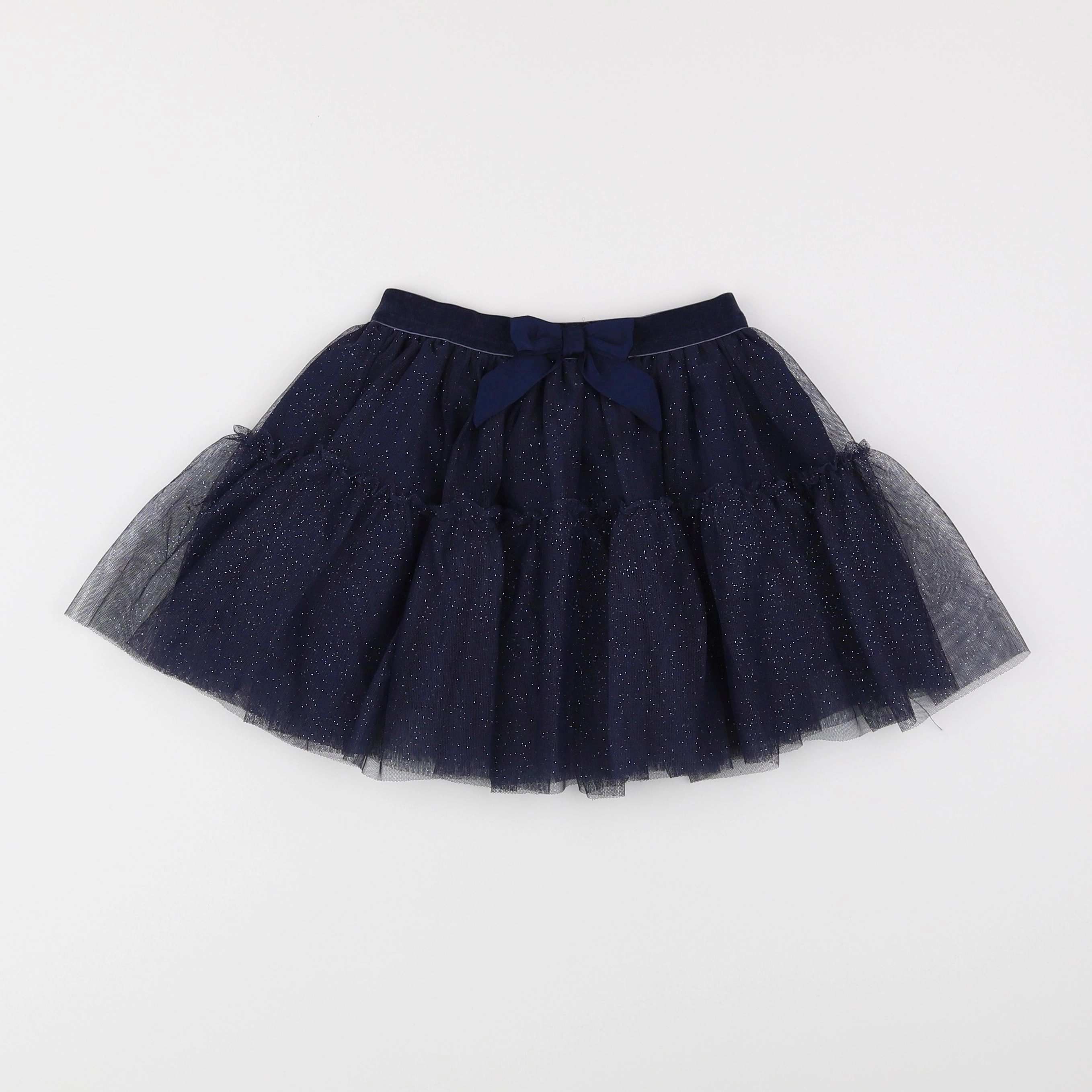 H&M - jupe bleu - 3/4 ans