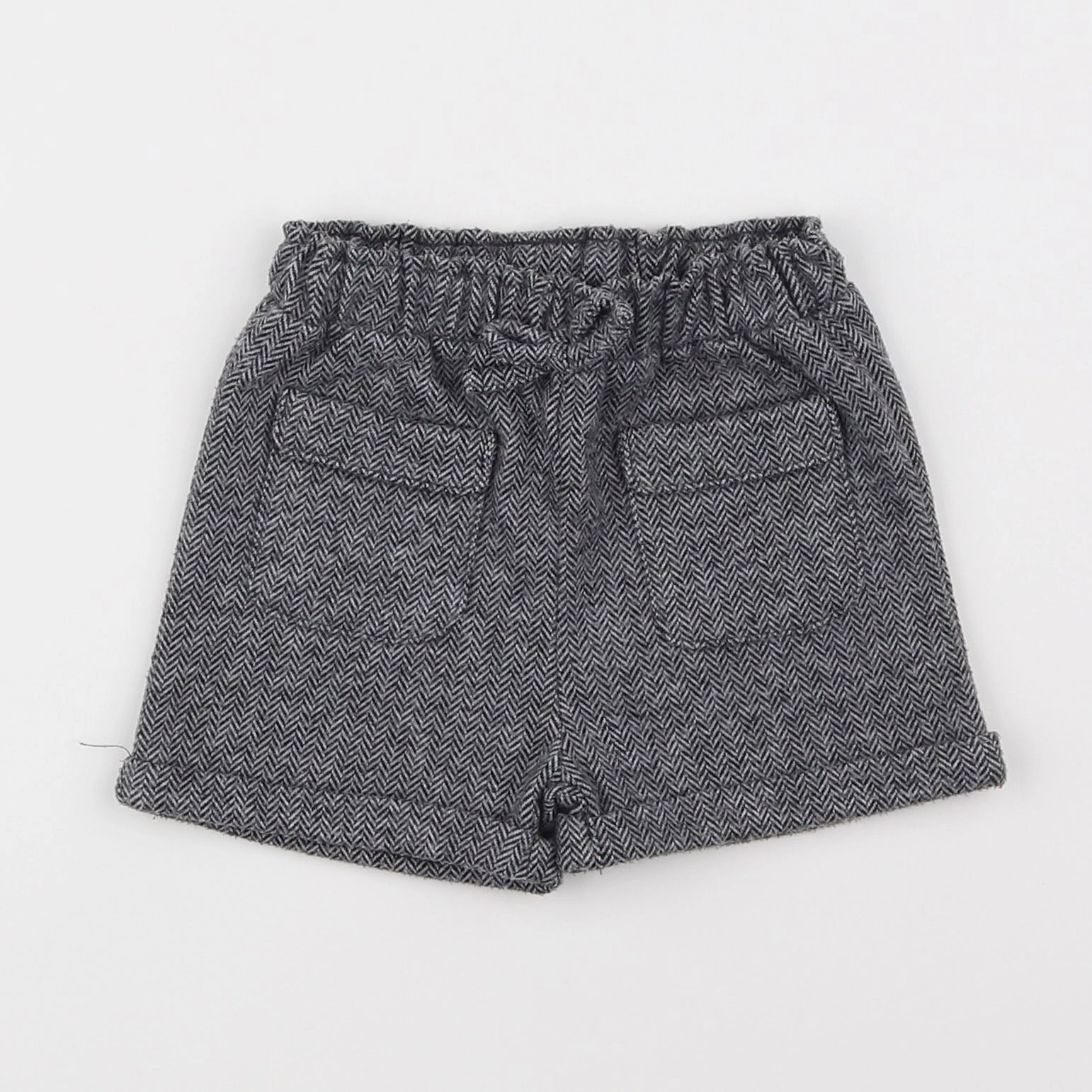 Vertbaudet - short noir - 6 mois