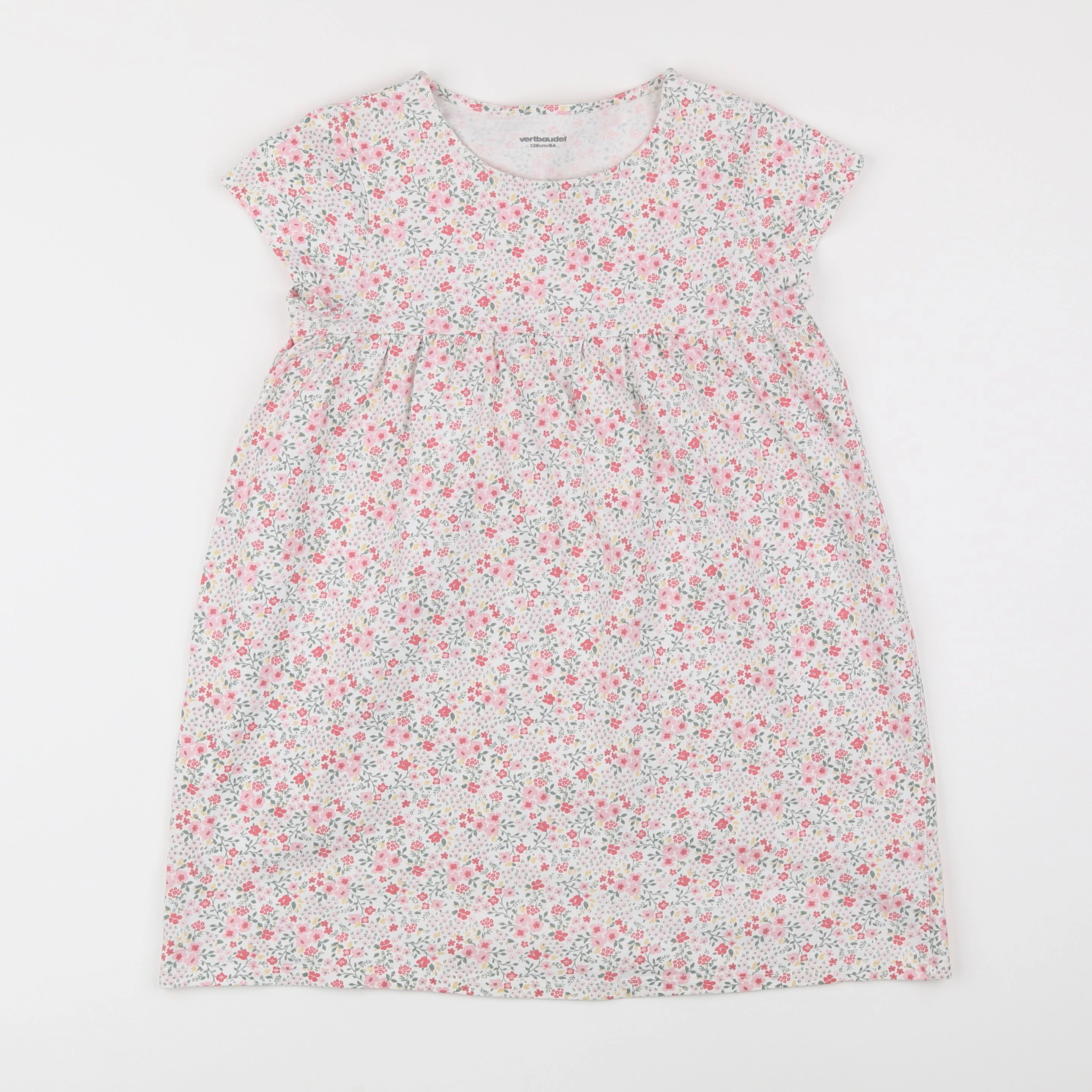 Vertbaudet - robe blanc - 8 ans