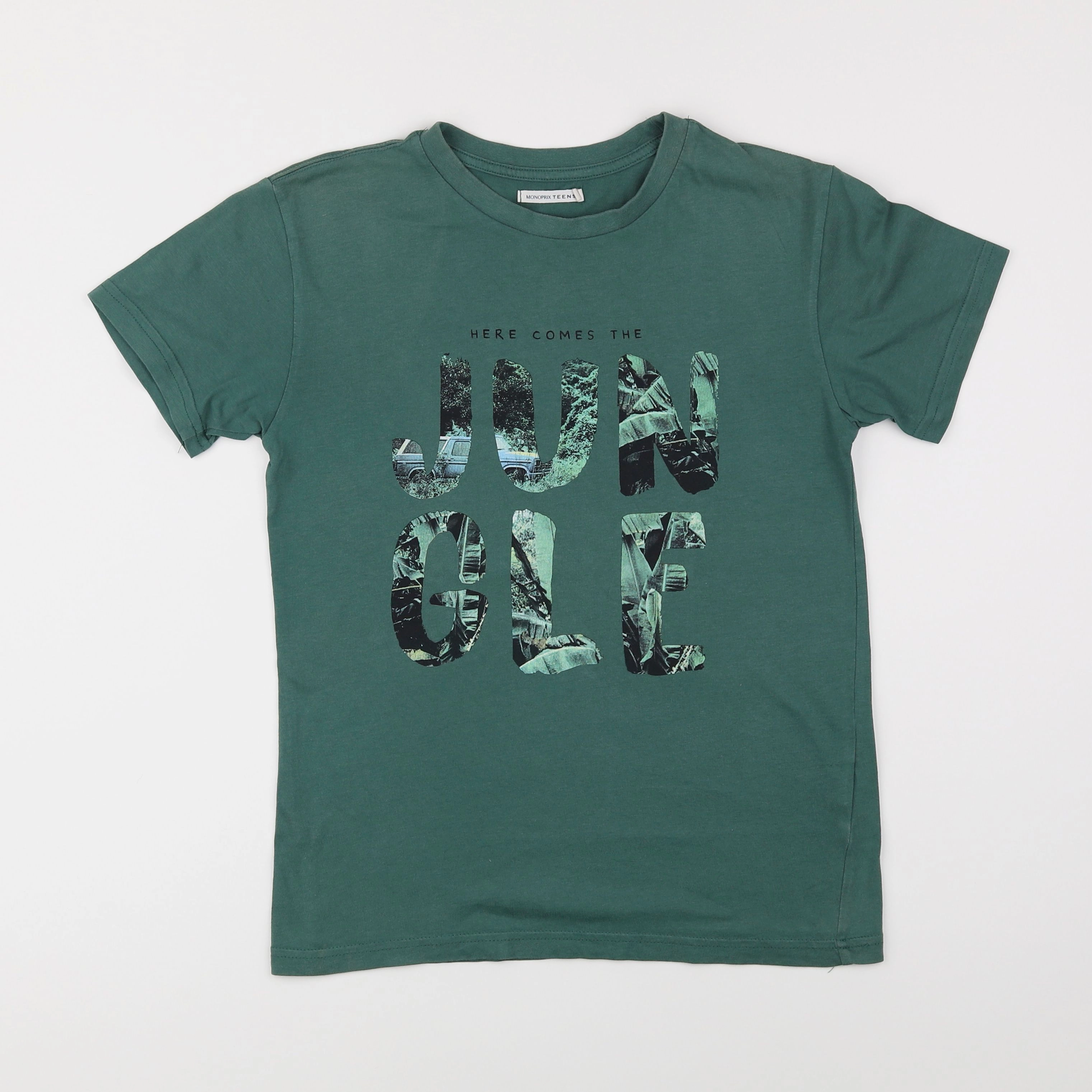 Monoprix - tee-shirt vert - 12 ans