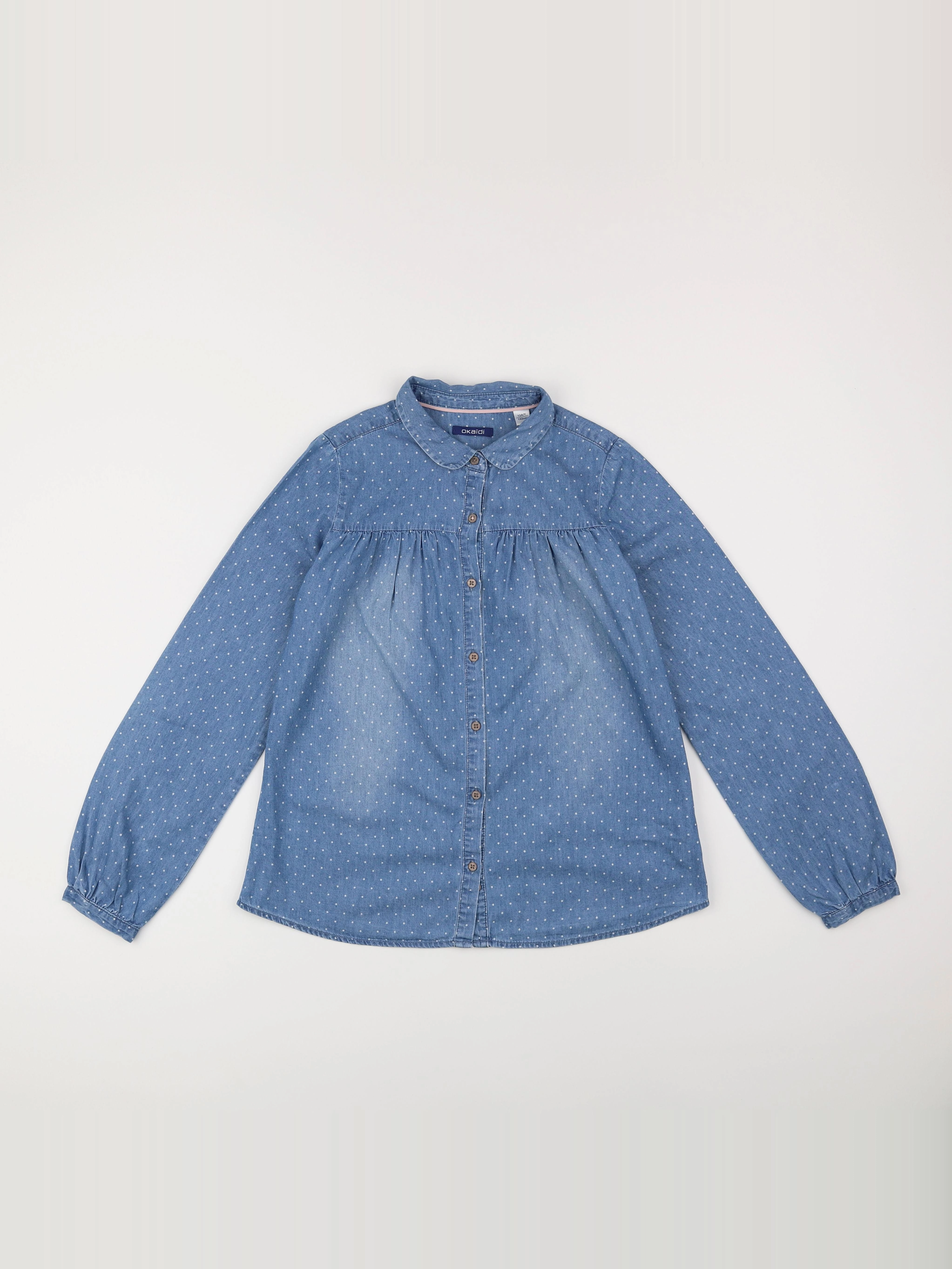Okaidi - blouse bleu - 12 ans