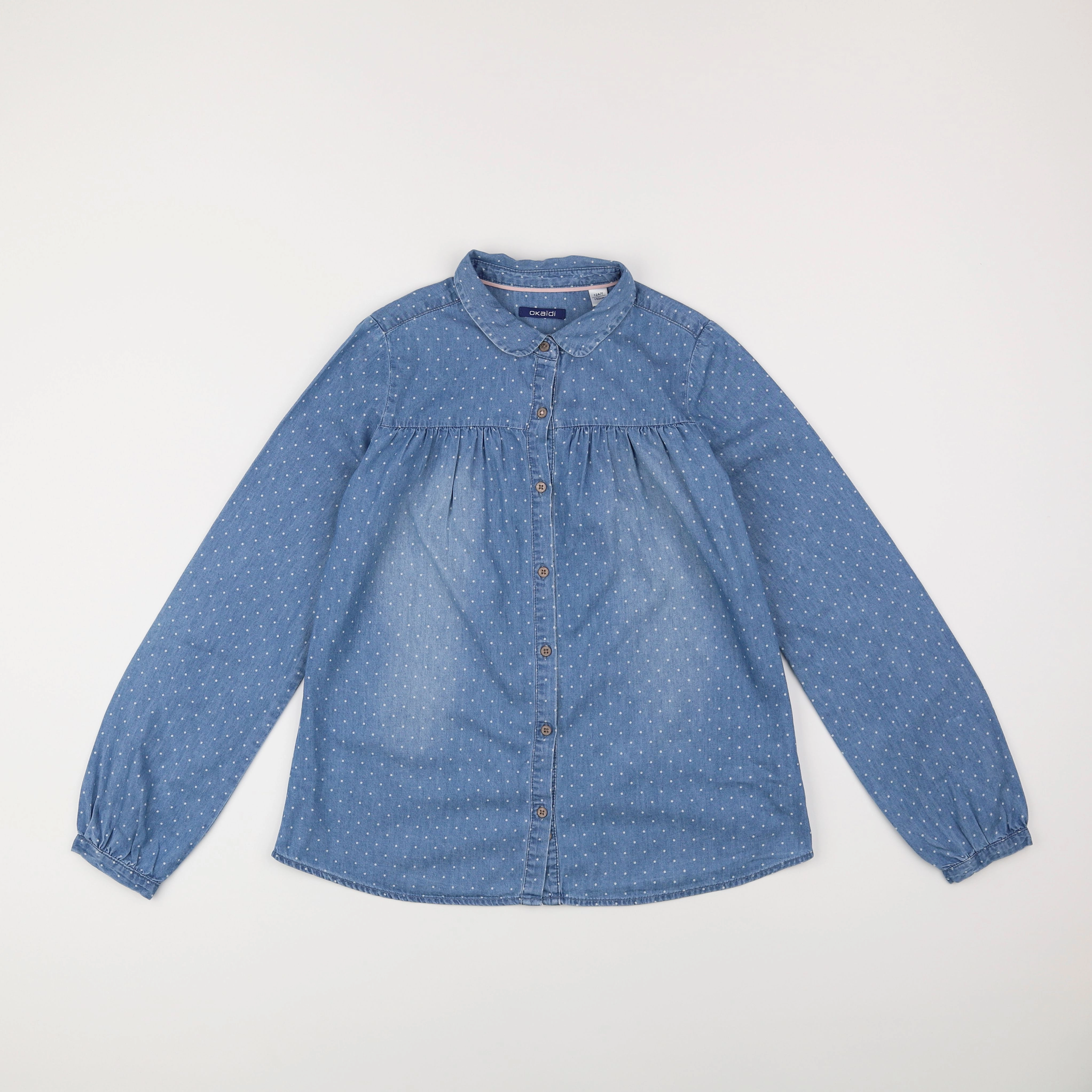 Okaidi - blouse bleu - 12 ans