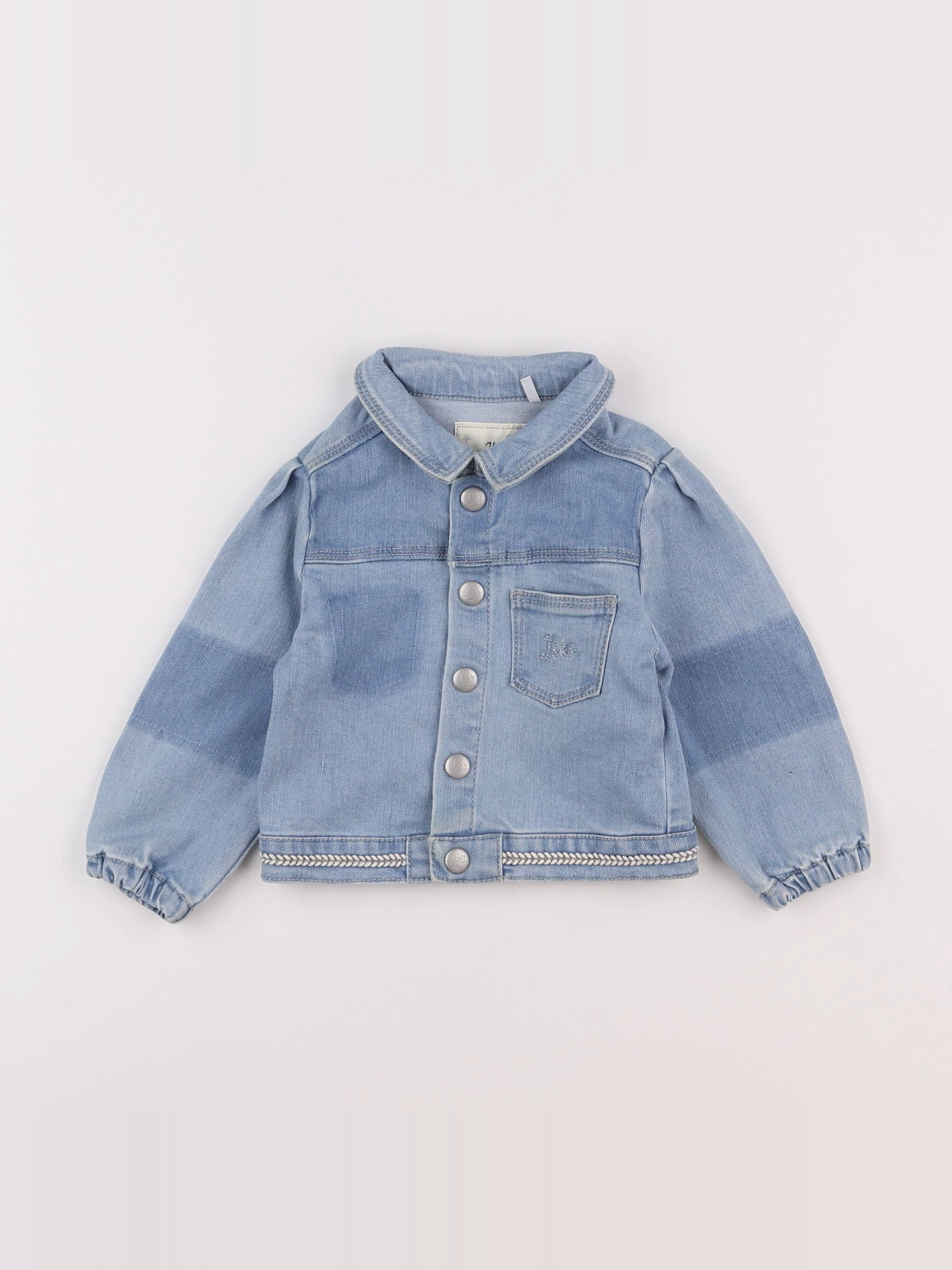 IKKS - veste bleu - 12 mois
