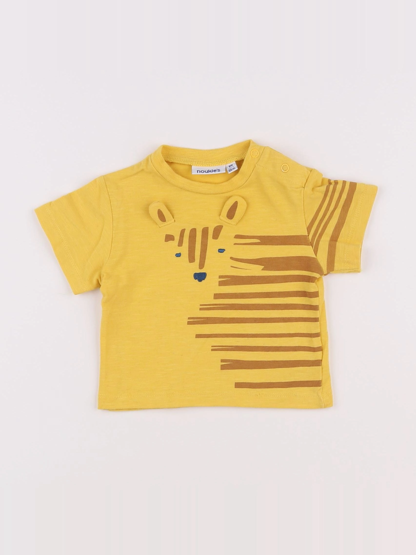 Noukie's - tee-shirt jaune - 6 mois